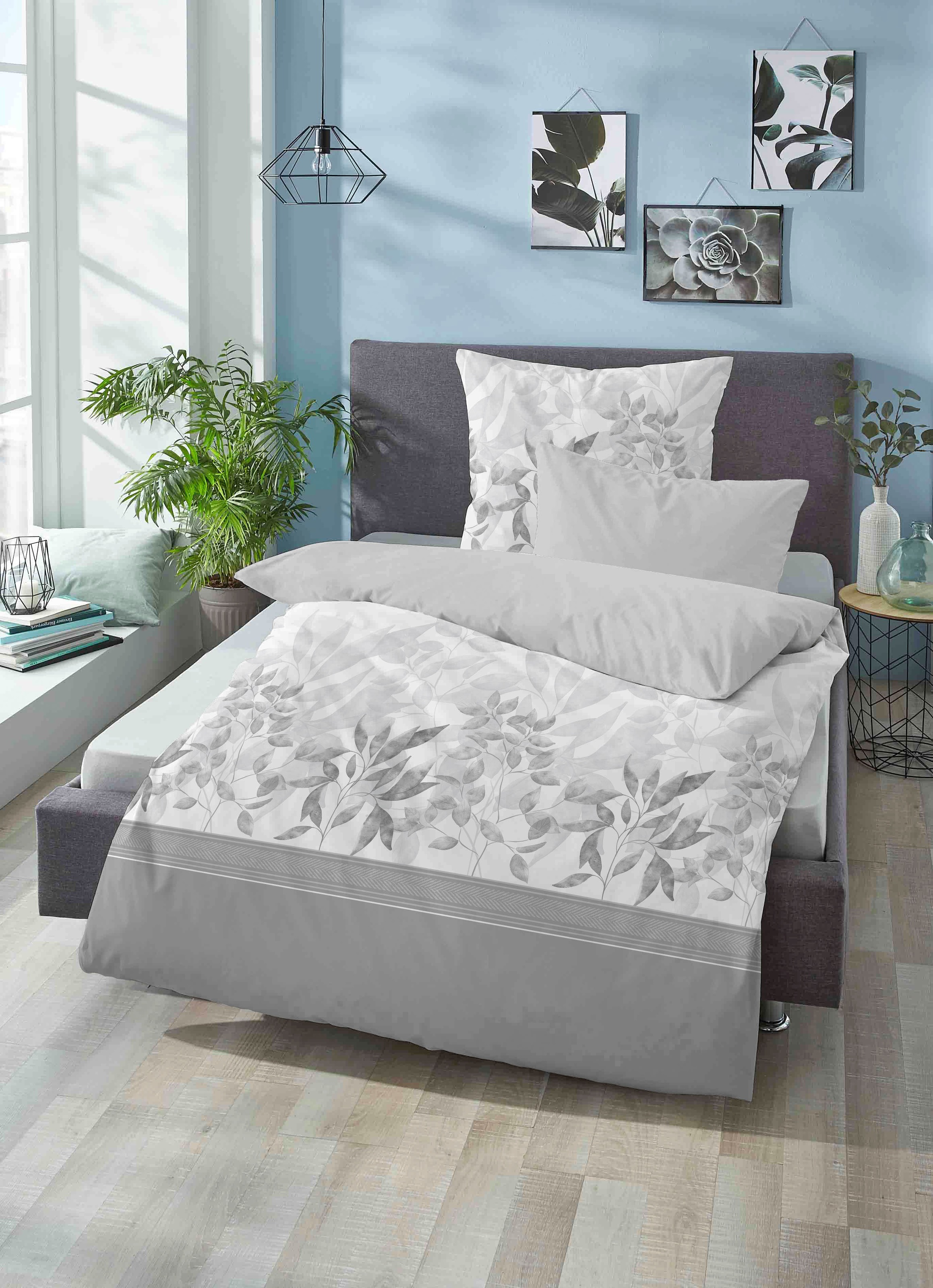 Biberna Wendebettwäsche "Azra" 3 Stk. tlg. feiner Glanz + weicher Griff, pf günstig online kaufen