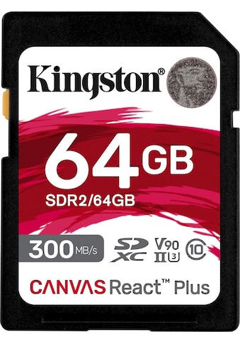 Kingston Speicherkarte »Canvas React Plus SD 64...