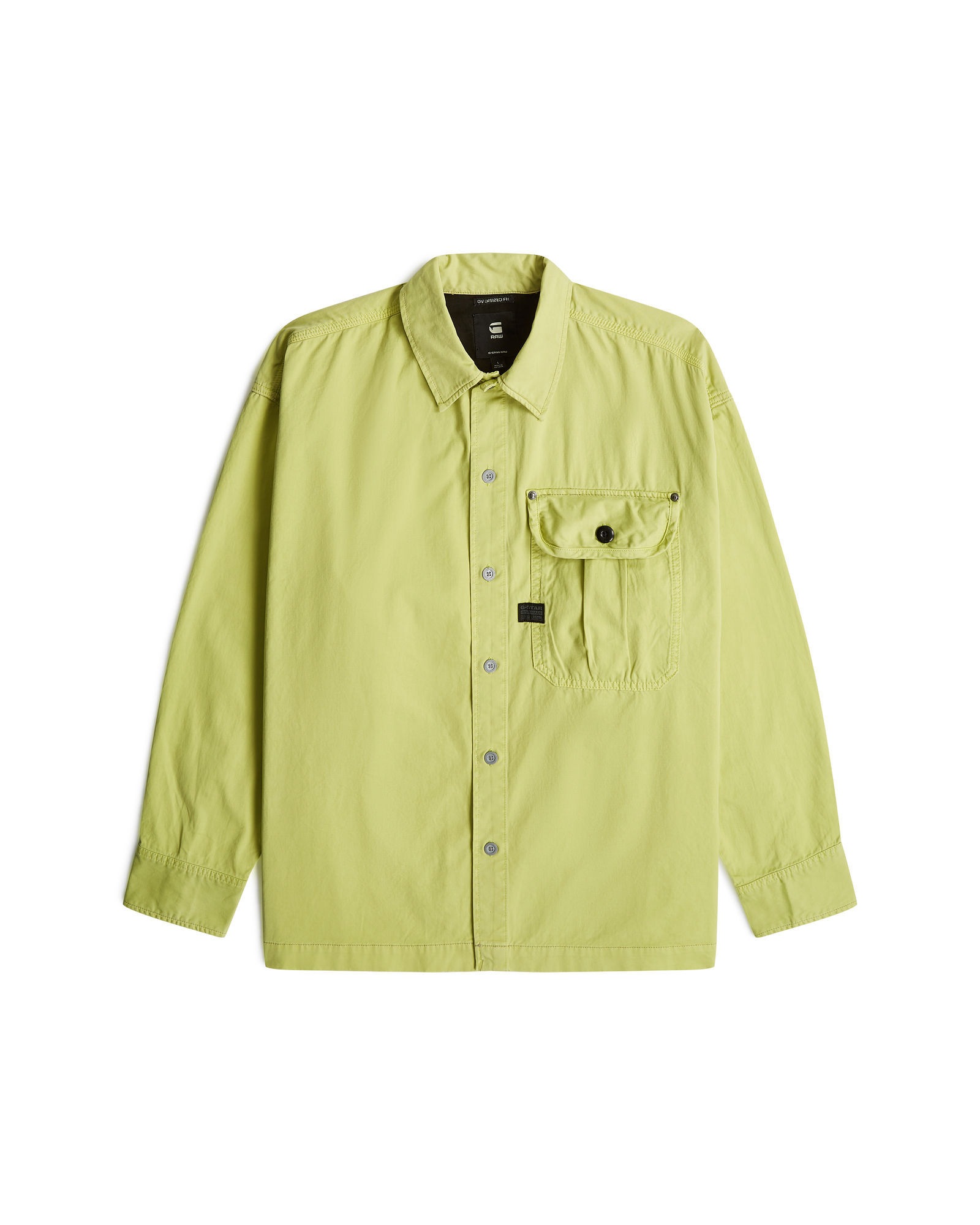 G-STAR Langarmshirt »1 Pocket Pleated Boxy Hemd«