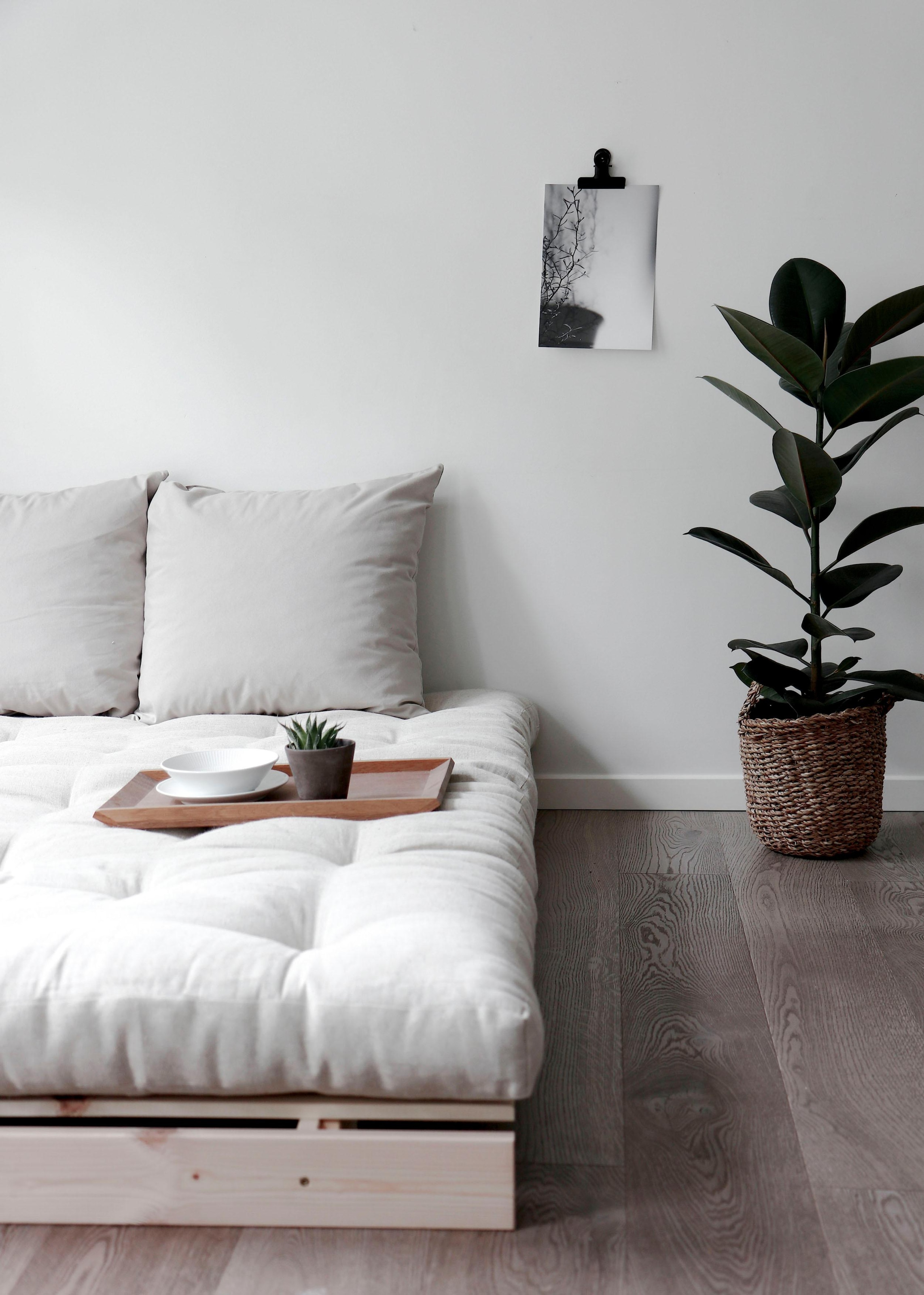 Karup Design Daybett »Roots Sofa Bed, Schlafsofa, , Bettfunktion, FSC®-Massivholz,« Inkl. Futonmatratze, Made in Europe, langlebig, B: 140 oder 160 cm