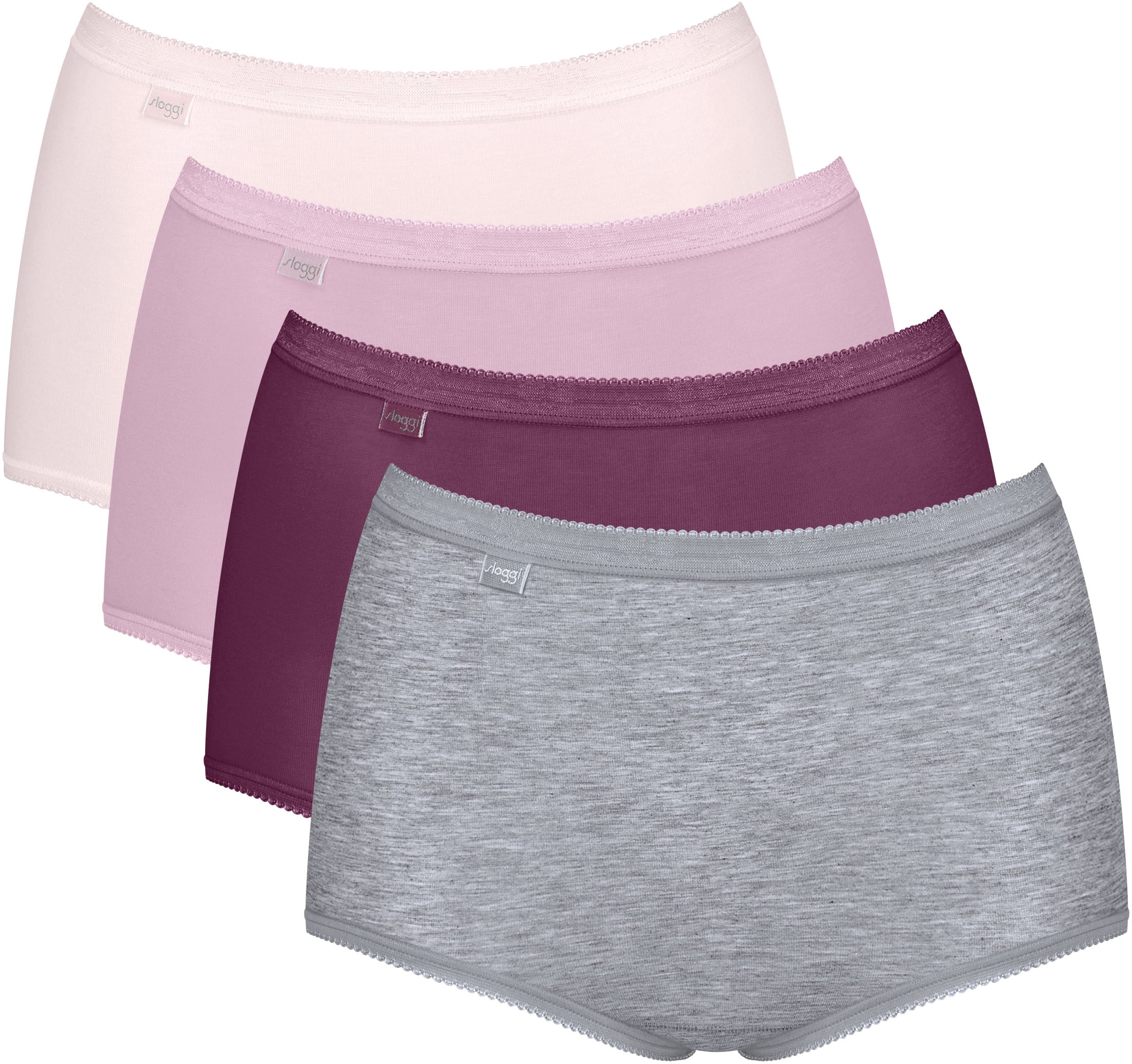 sloggi Maxislip "Basic+", (4er Pack), Baumwollmischung, weiche Nähte, hohe günstig online kaufen