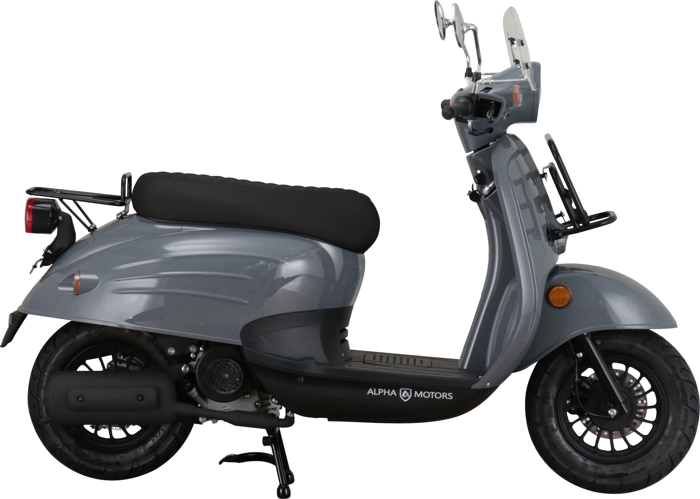 Alpha Motors Mofaroller »Adria«, 50 cm³, 25 km/h, Euro 5, 2,72 PS, (inkl. Windschild), mit Lenkerschloss und Windschild