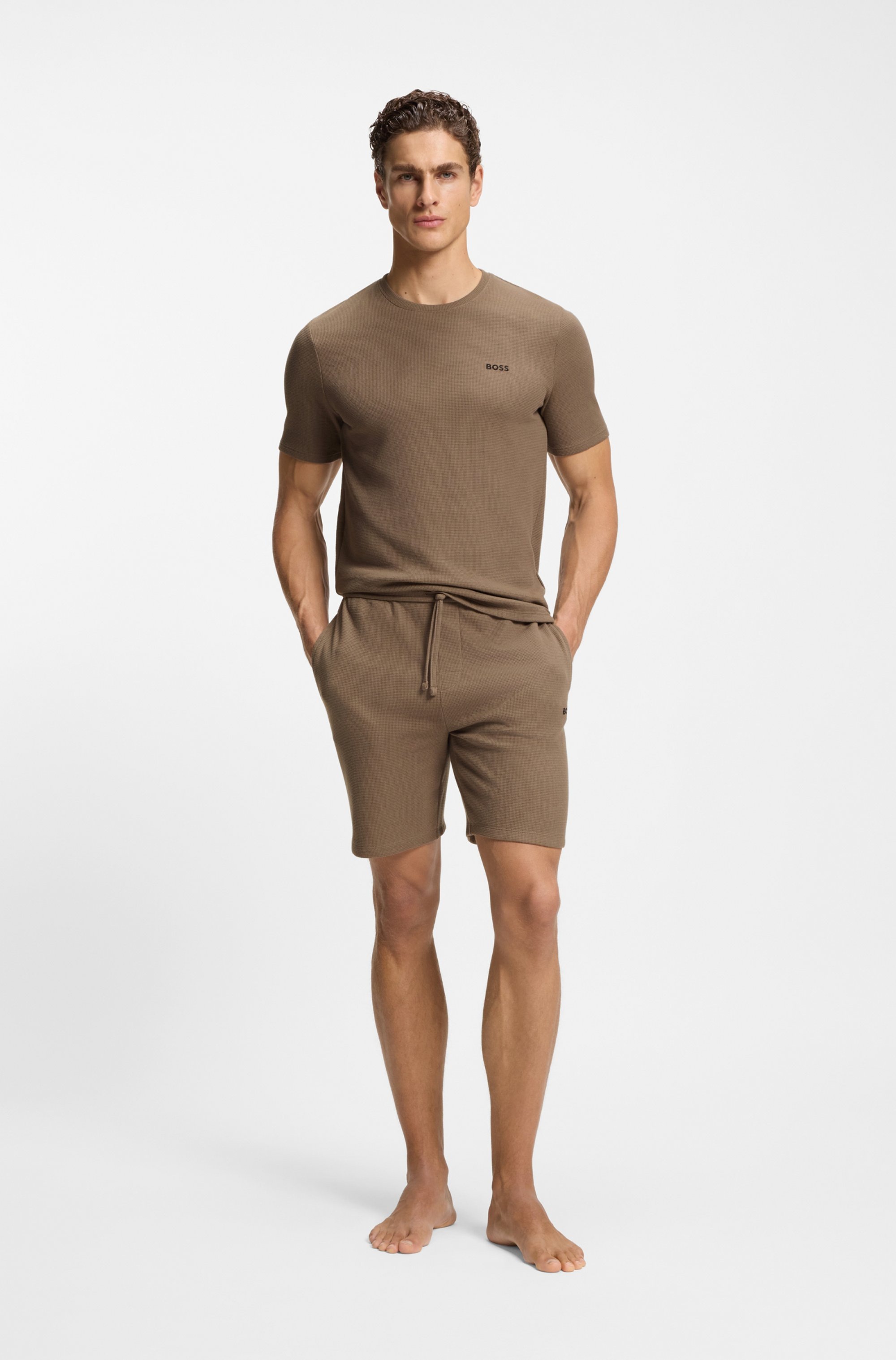 Thumbnail - BOSS Pyjamashorts "Waffle Shorts"