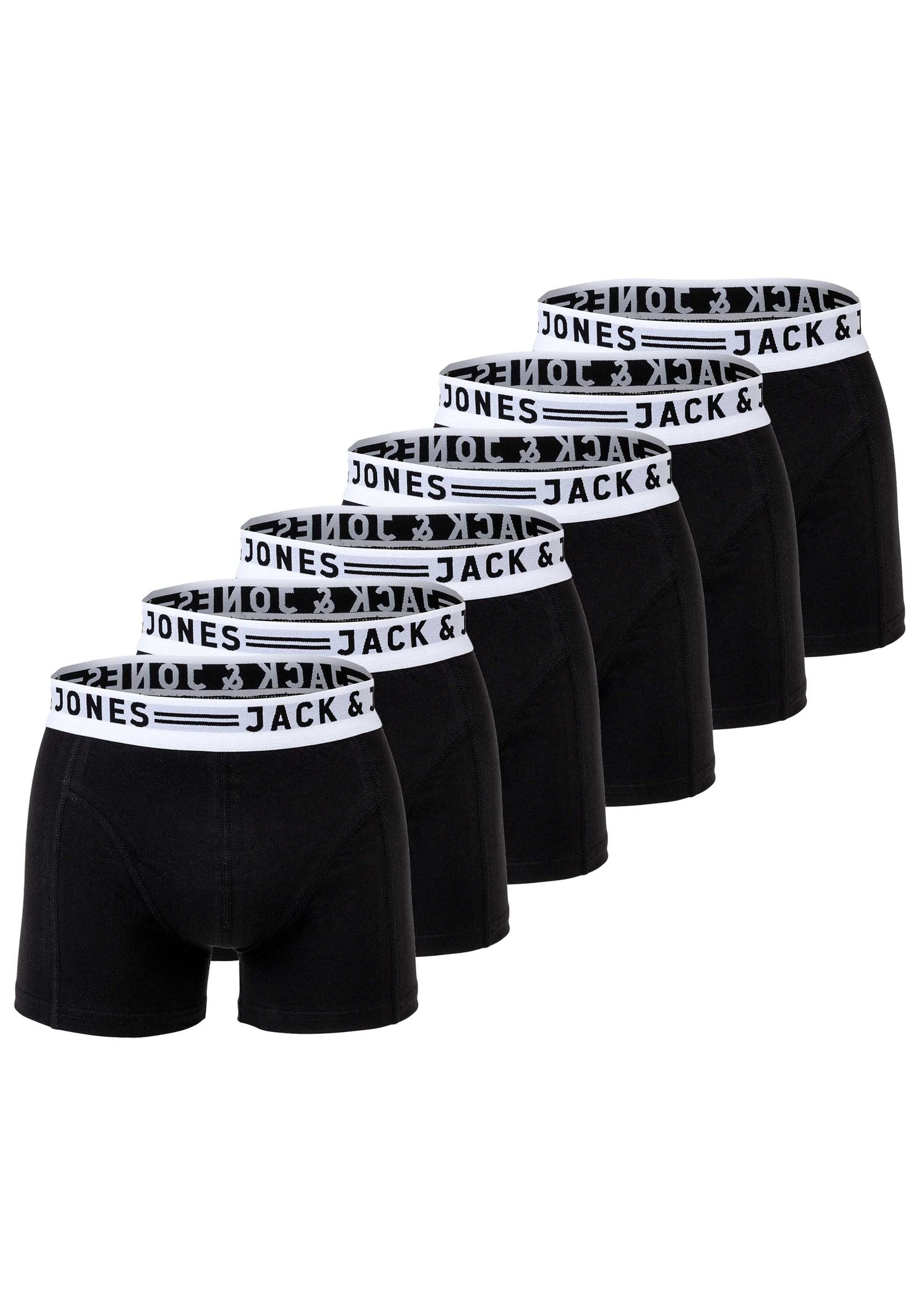 Jack & Jones Boxershorts "Boxershort SENSE TRUNKS 3 PACK 6er Pack" günstig online kaufen