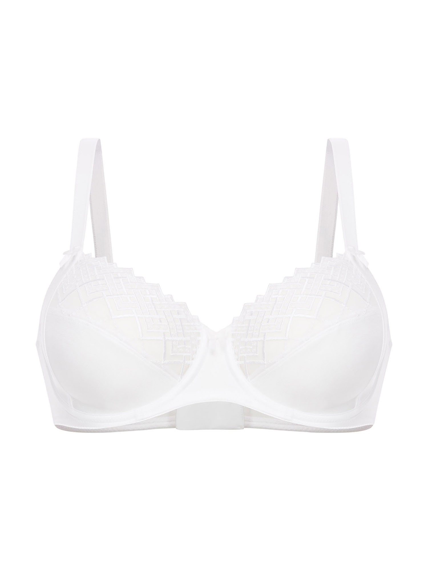 FELINA Damen Bügel-BH "Bügel BH Joy", Gr. 80, weiß, Obermaterial: 65% Polyester PES. 27% Polyamid PA. 8% Elasthan EL., BHs