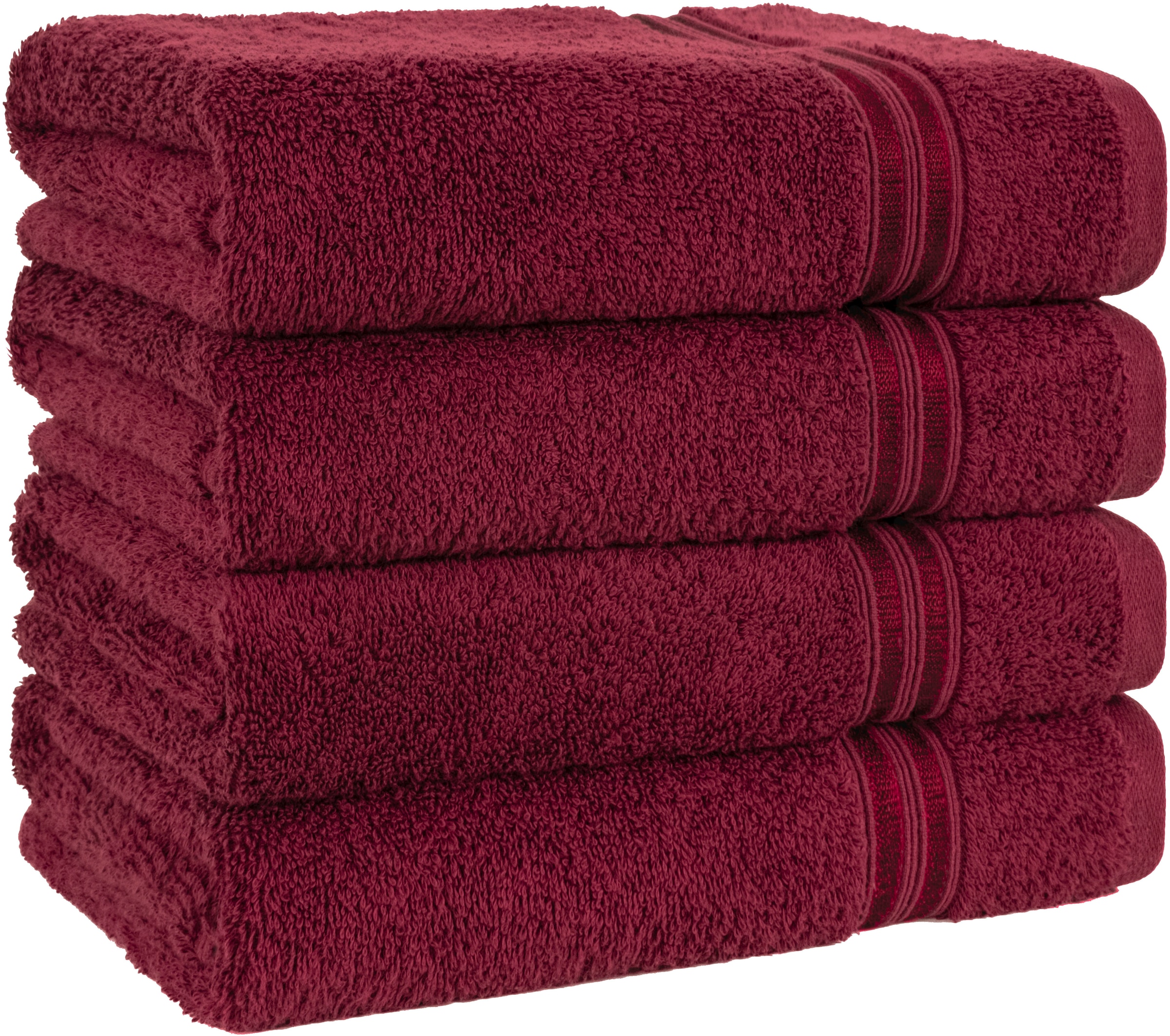 HAMMETEX Handtuch Set "4er Set Handtücher 50x100 cm, 100% Baumwolle, Weich günstig online kaufen