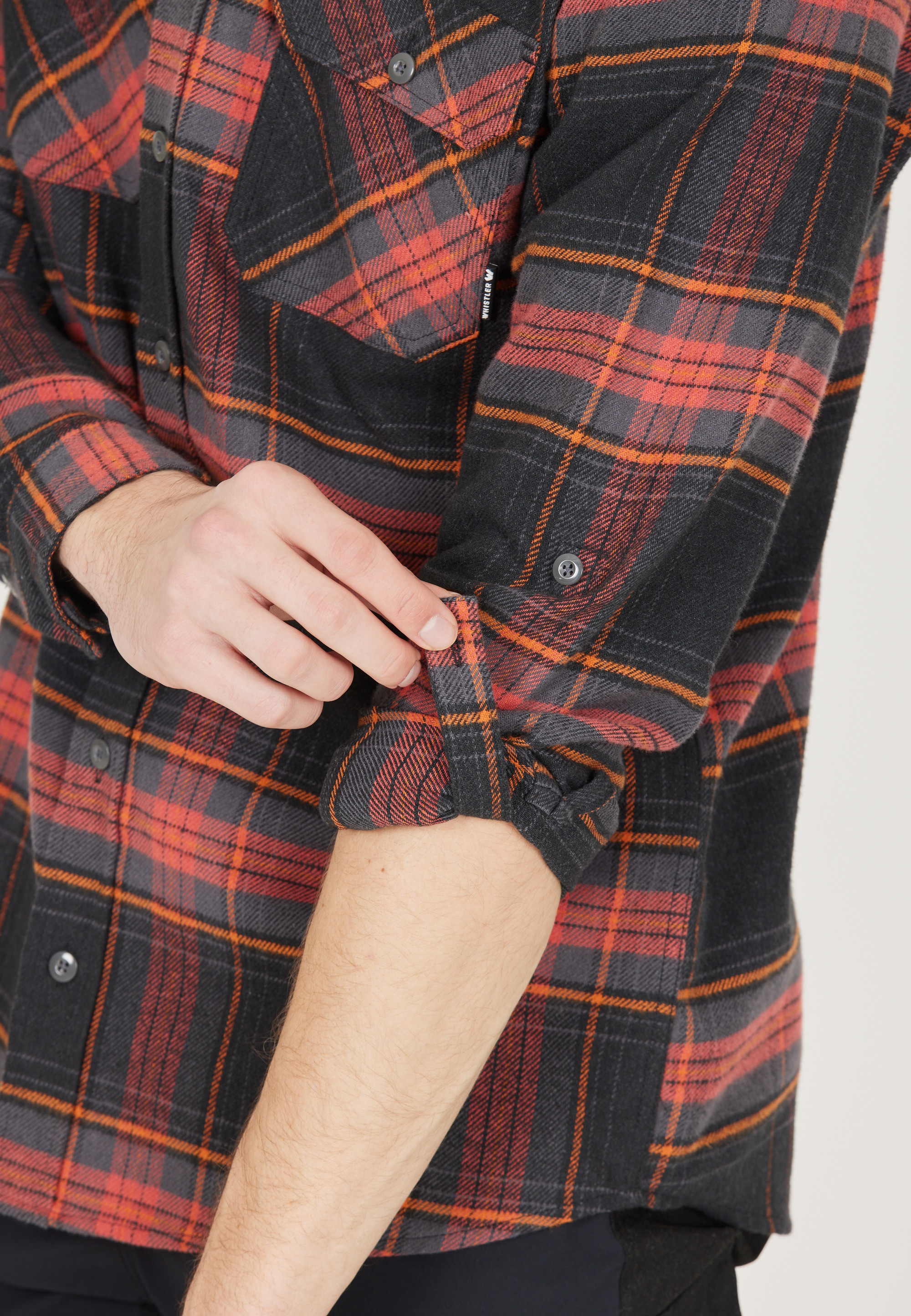 WHISTLER Fleeceshirt »Jamba«, aus atmungsaktivem Flannel