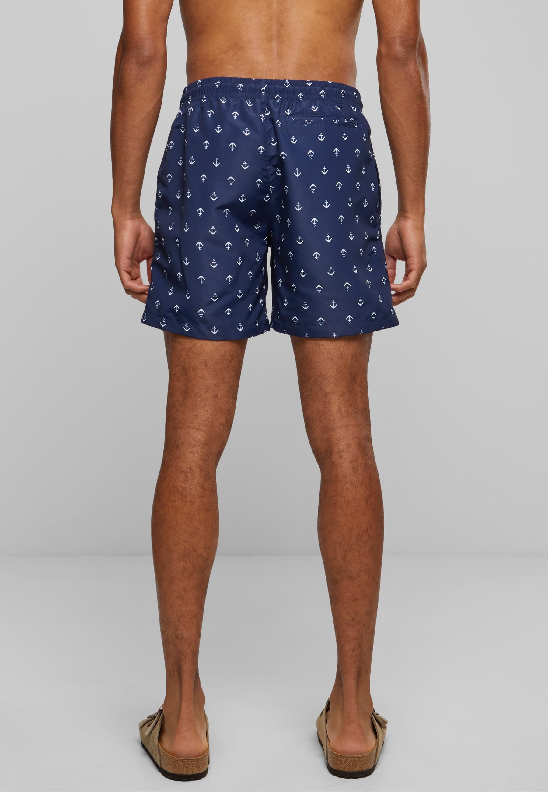 URBAN CLASSICS Badeshorts »Urban Classics Herren Pattern Swim Shorts«