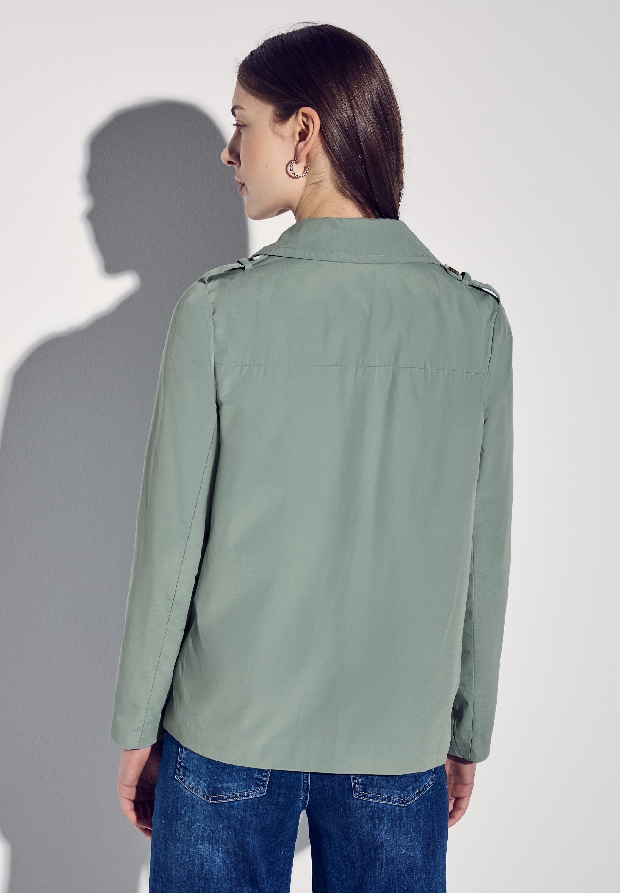 STREET ONE Trenchcoat, doppelreihig und mit Reverskragen