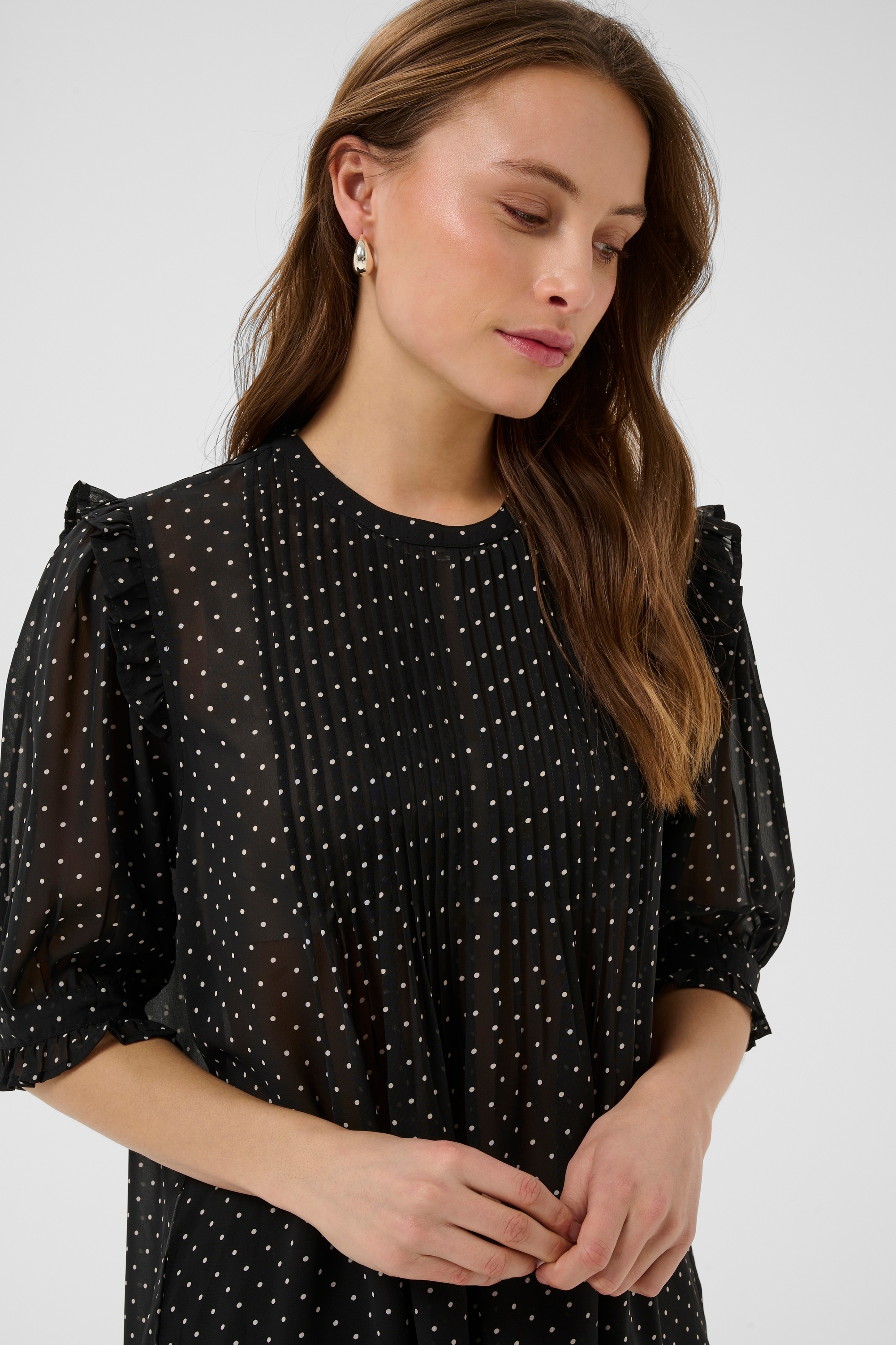 Saint Tropez Kurzarmbluse »Kurzarm-Bluse SabatinaSZ«