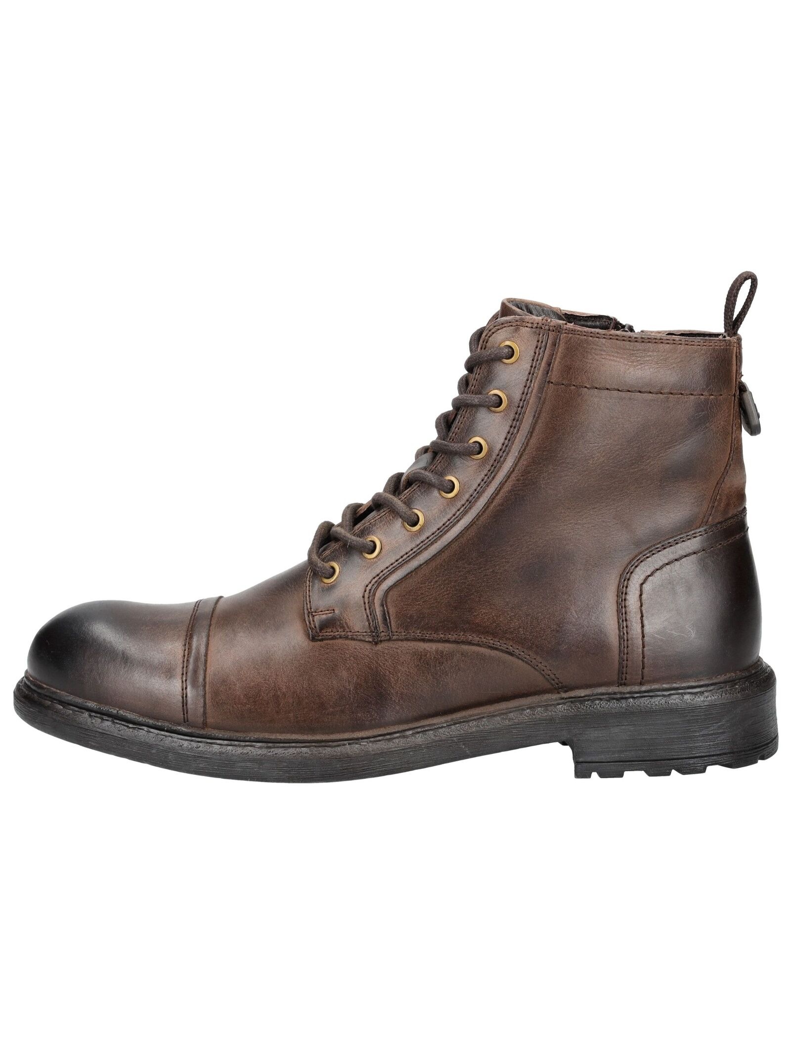 Jeep Schnürstiefelette "Jeep Stiefelette Leder" günstig online kaufen