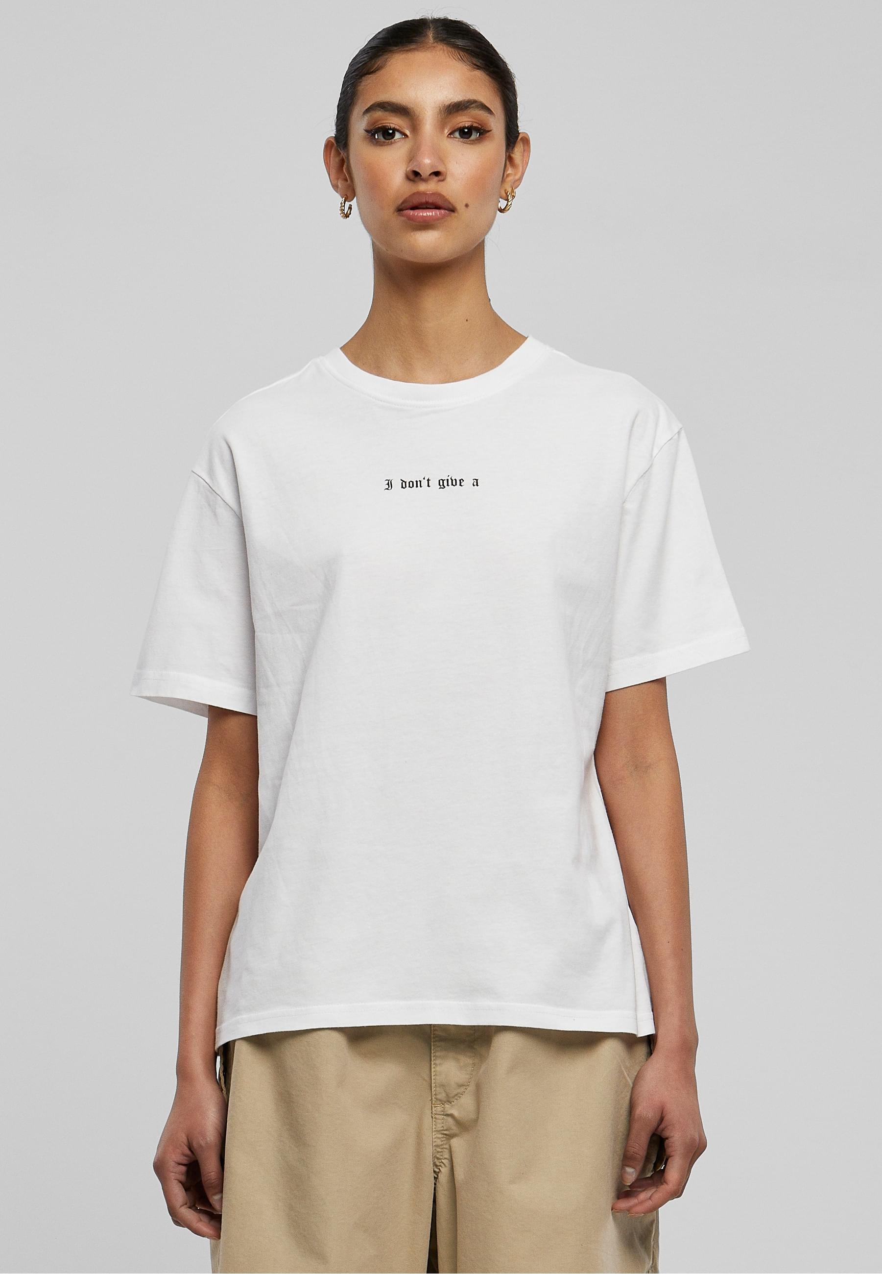 Miss Tee Kurzarmshirt »Miss Tee Damen I Don't Give A F Tee«, (1 tlg.)