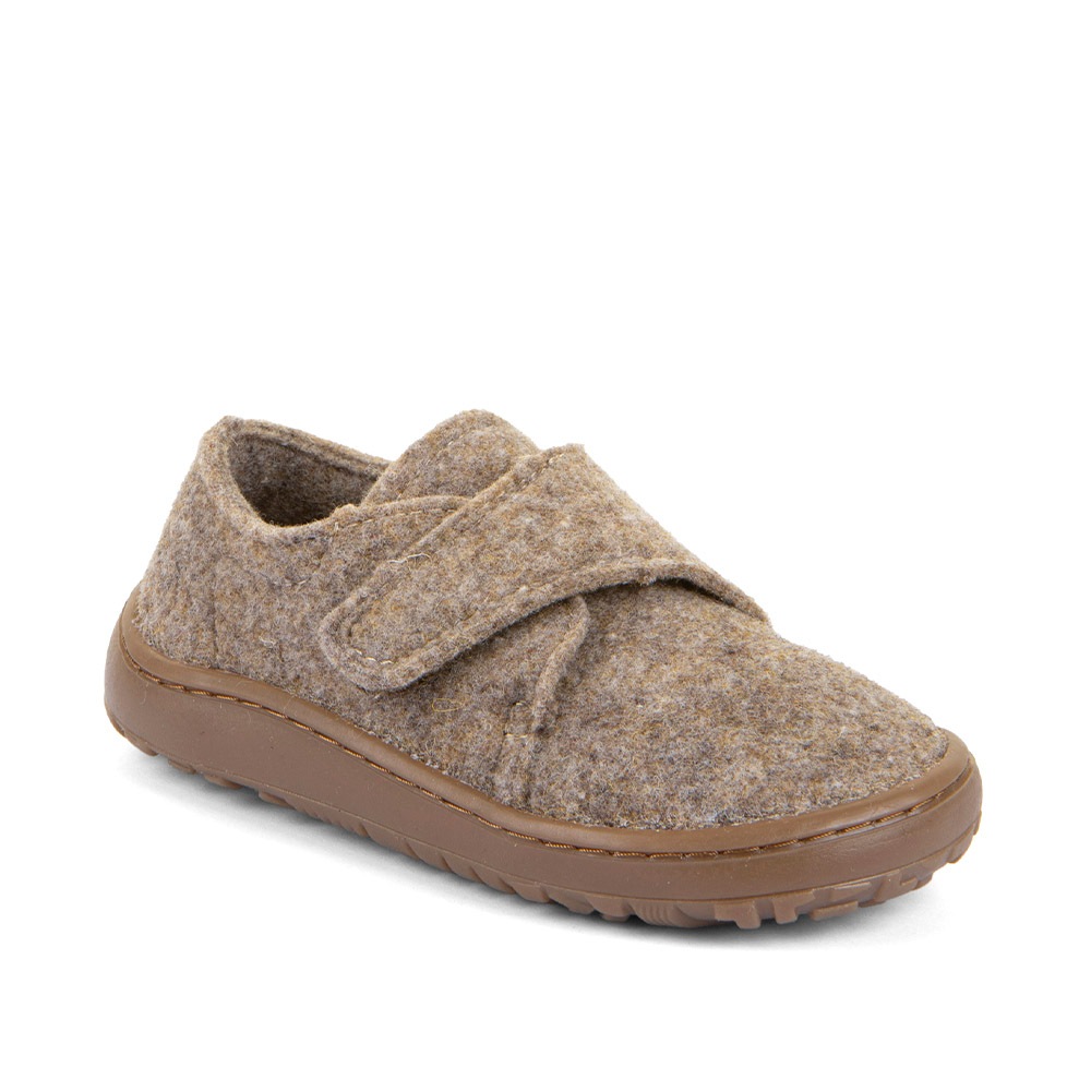 froddo "BAREFOOT WOOLY" barfoot Klettschuh für zu Hause, Kindergartenschuh mit Wollfutter