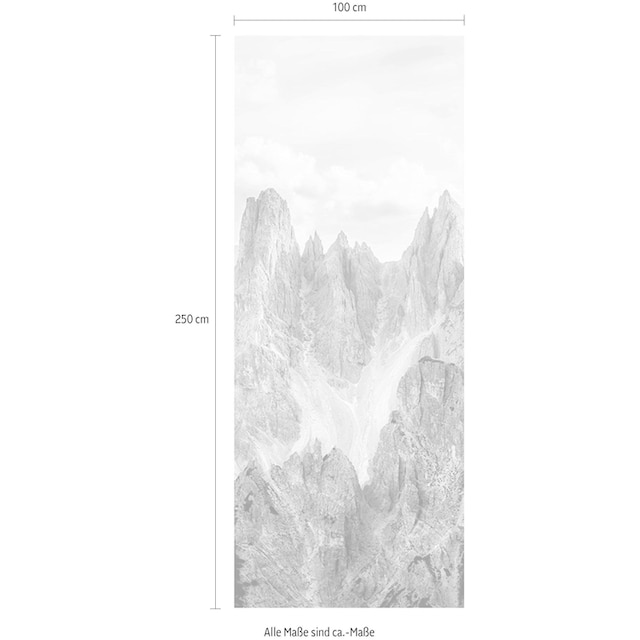 Komar Vliestapete »Peaks Panel«, 100x250 cm (Breite x Höhe), Vliestapete,  100 cm Bahnbreite kaufen | BAUR