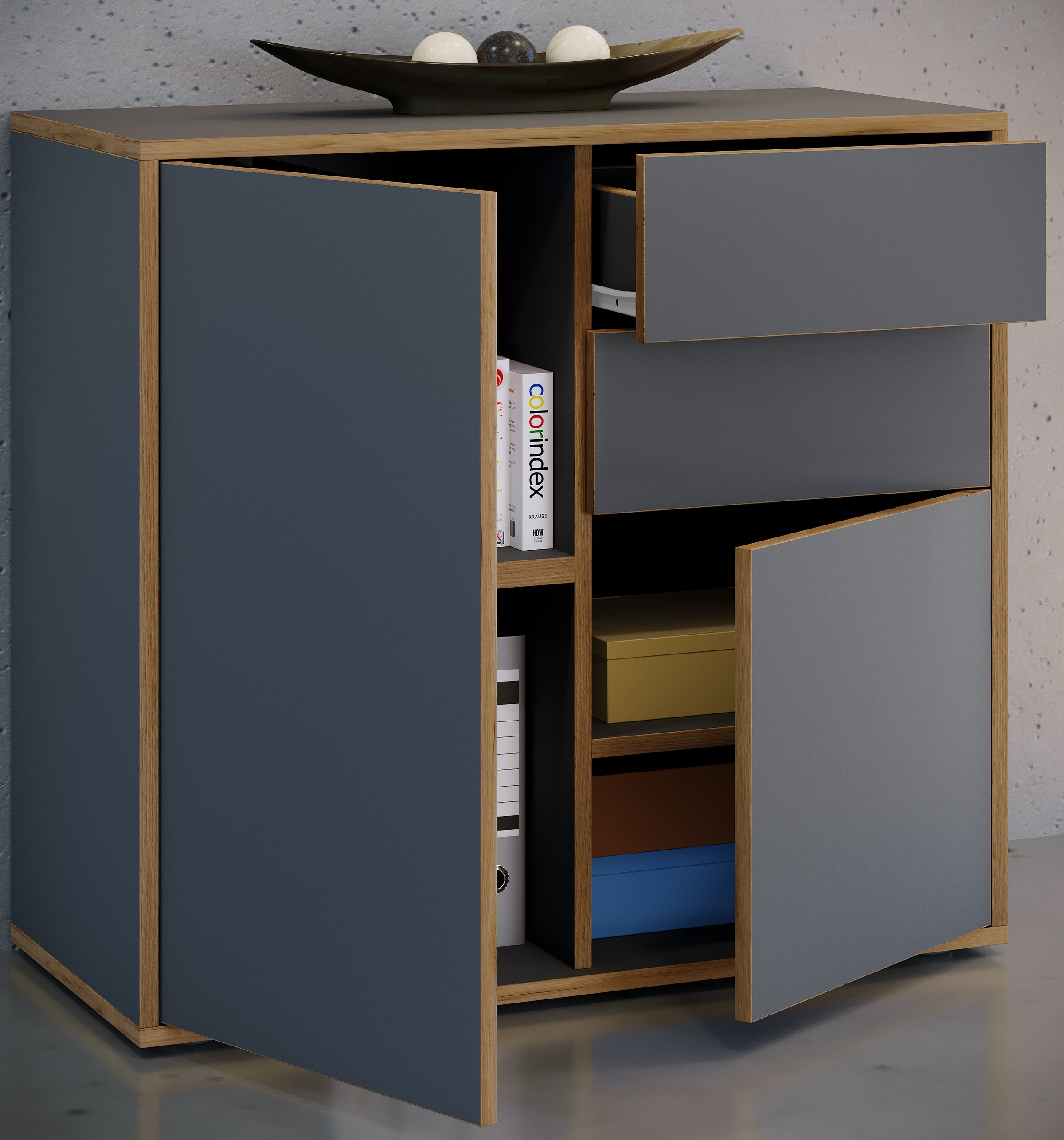 VCM Kommode »Holz Kommode Sideboard Salia Breite 80 Schublade«