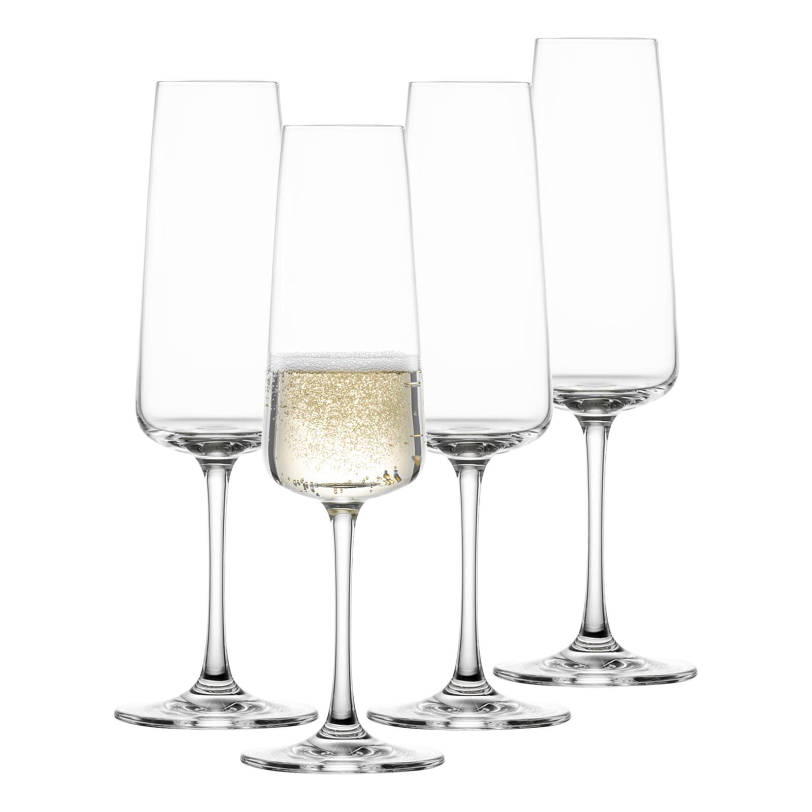Schott-Zwiesel Sektglas "Sektgläser MioVino 260 Ml 4er Set Transparent" Spülmaschinengeeignet