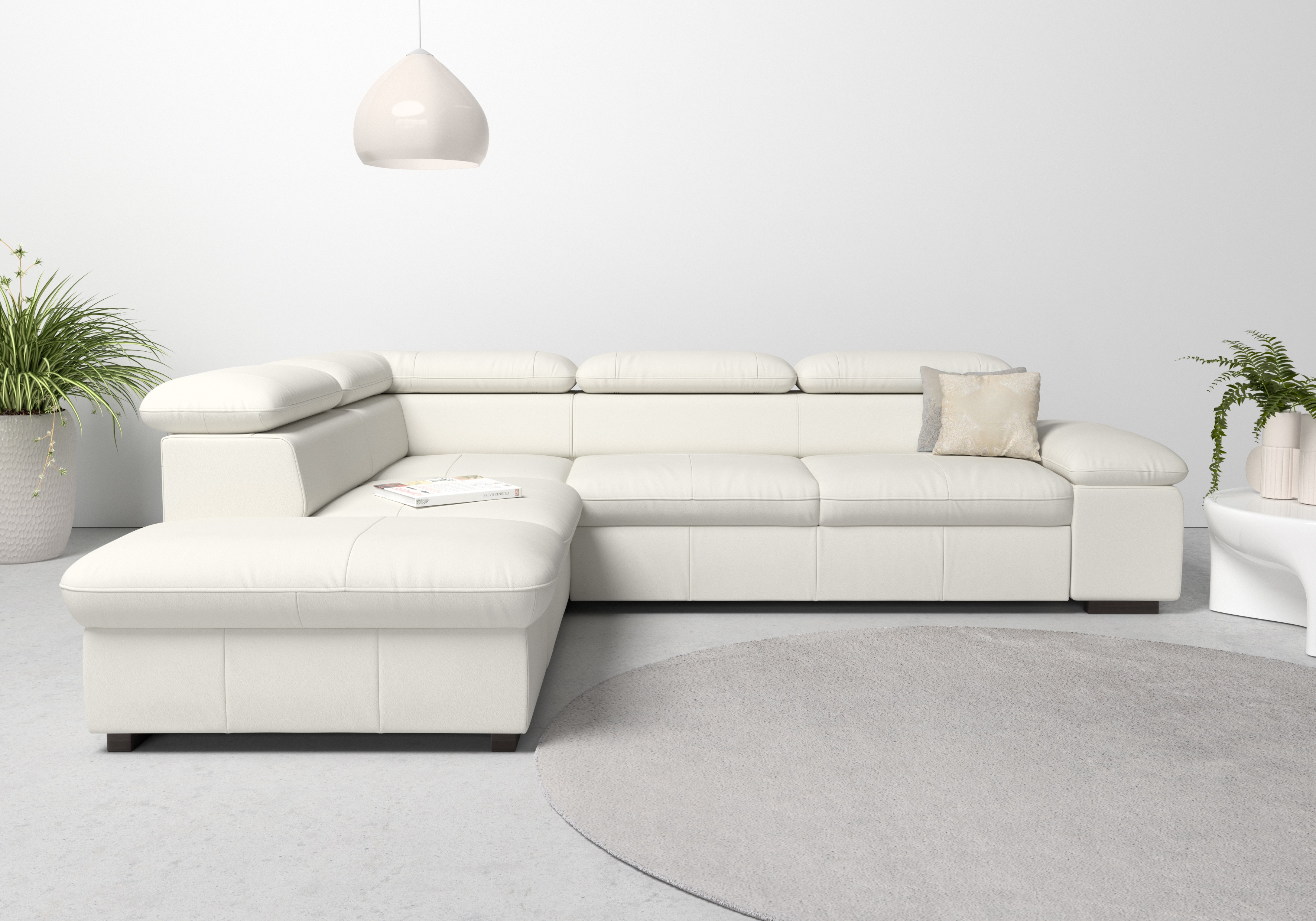Thumbnail - Home affaire Ecksofa "Alberto L-Form", mit Kopfteilverstellung, wahlweise mit Bettfunktion