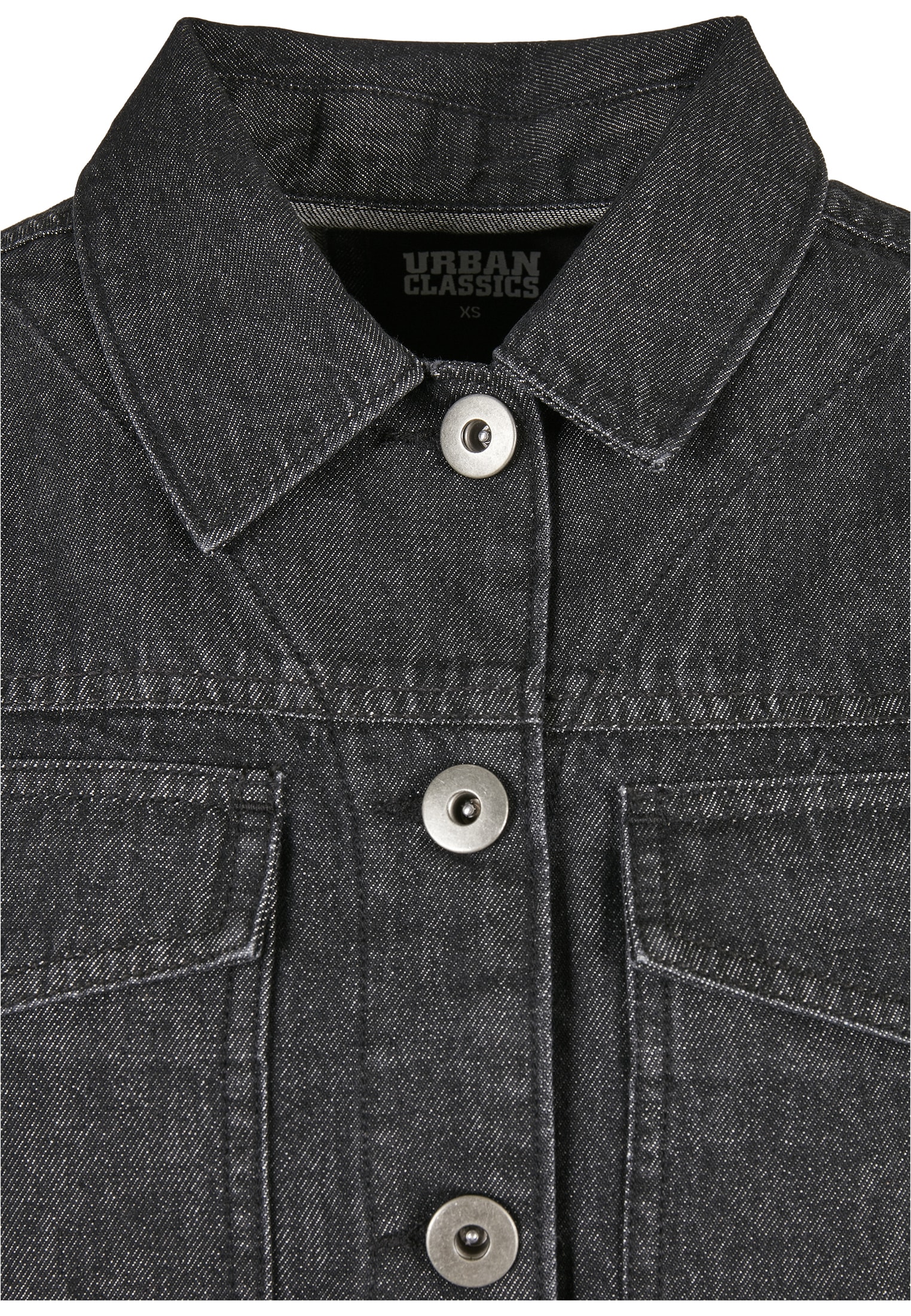 URBAN CLASSICS Outdoorjacke »Damen Ladies | Kapuze Oversized (1 Jacket«, bestellen ohne Denim Short BAUR St.), online