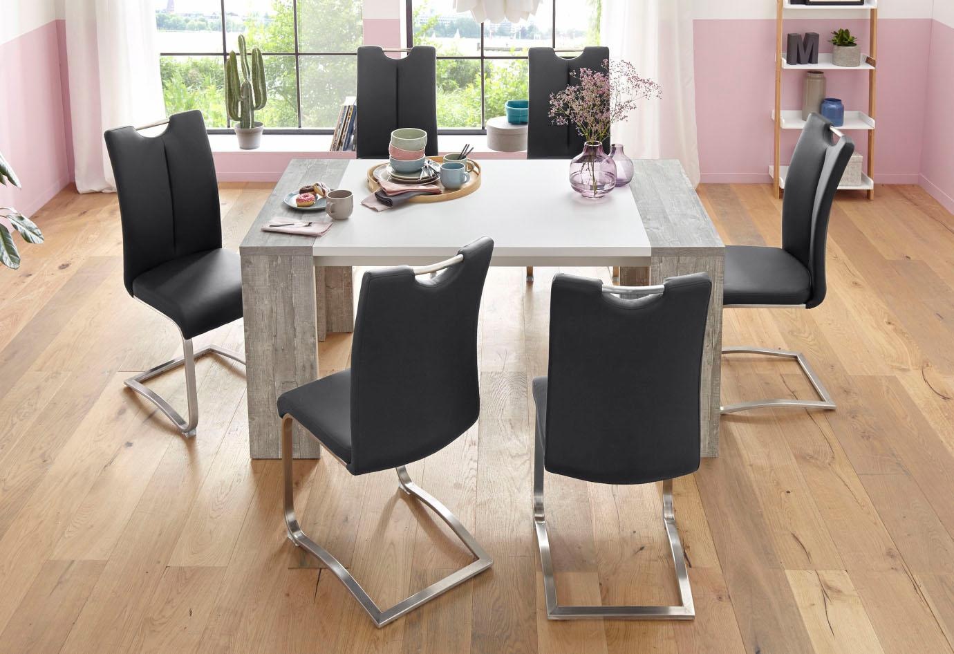 MCA furniture Freischwinger »Artos, TOPSELLER!«, (Set), 2 St., Kunstleder, Stuhl bis 140 Kg belastbar