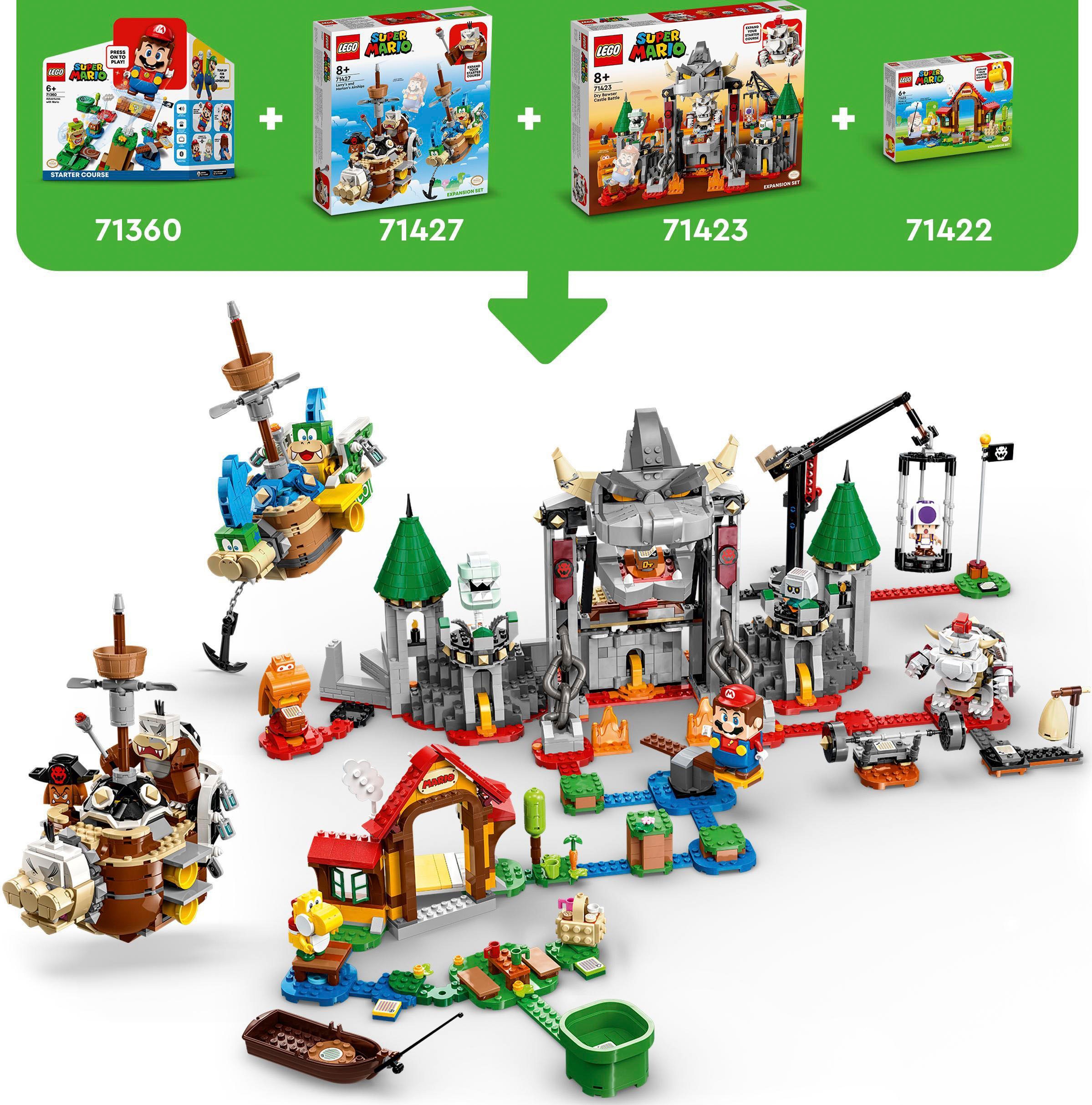 LEGO® Konstruktionsspielsteine »Picknick bei Mario – Erweiterungsset (71422), LEGO® Super Mario«, (259 St.), Made in Europe