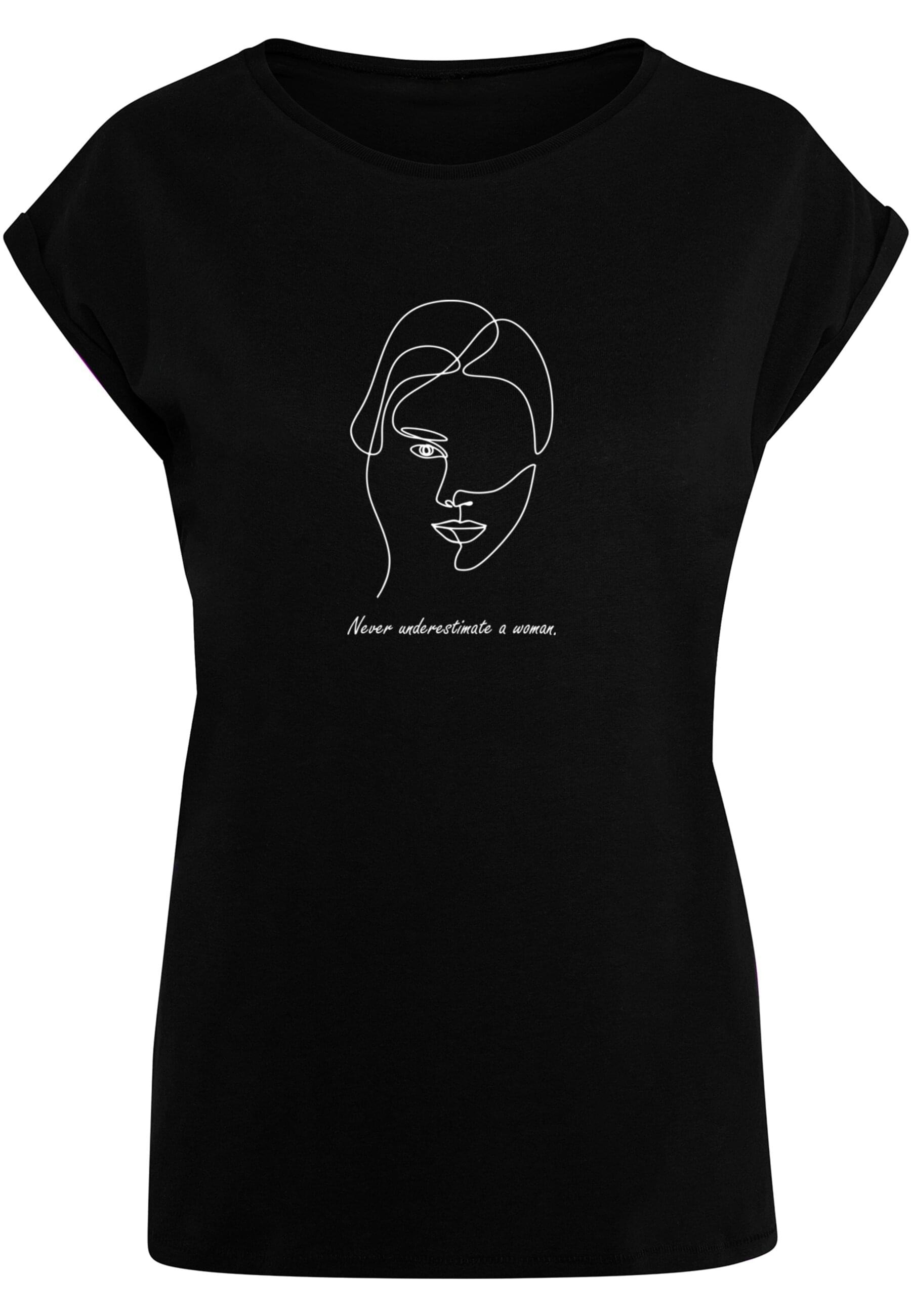 Merchcode T-Shirt "Merchcode Damen Ladies WD - Woman Figure Extended Should günstig online kaufen