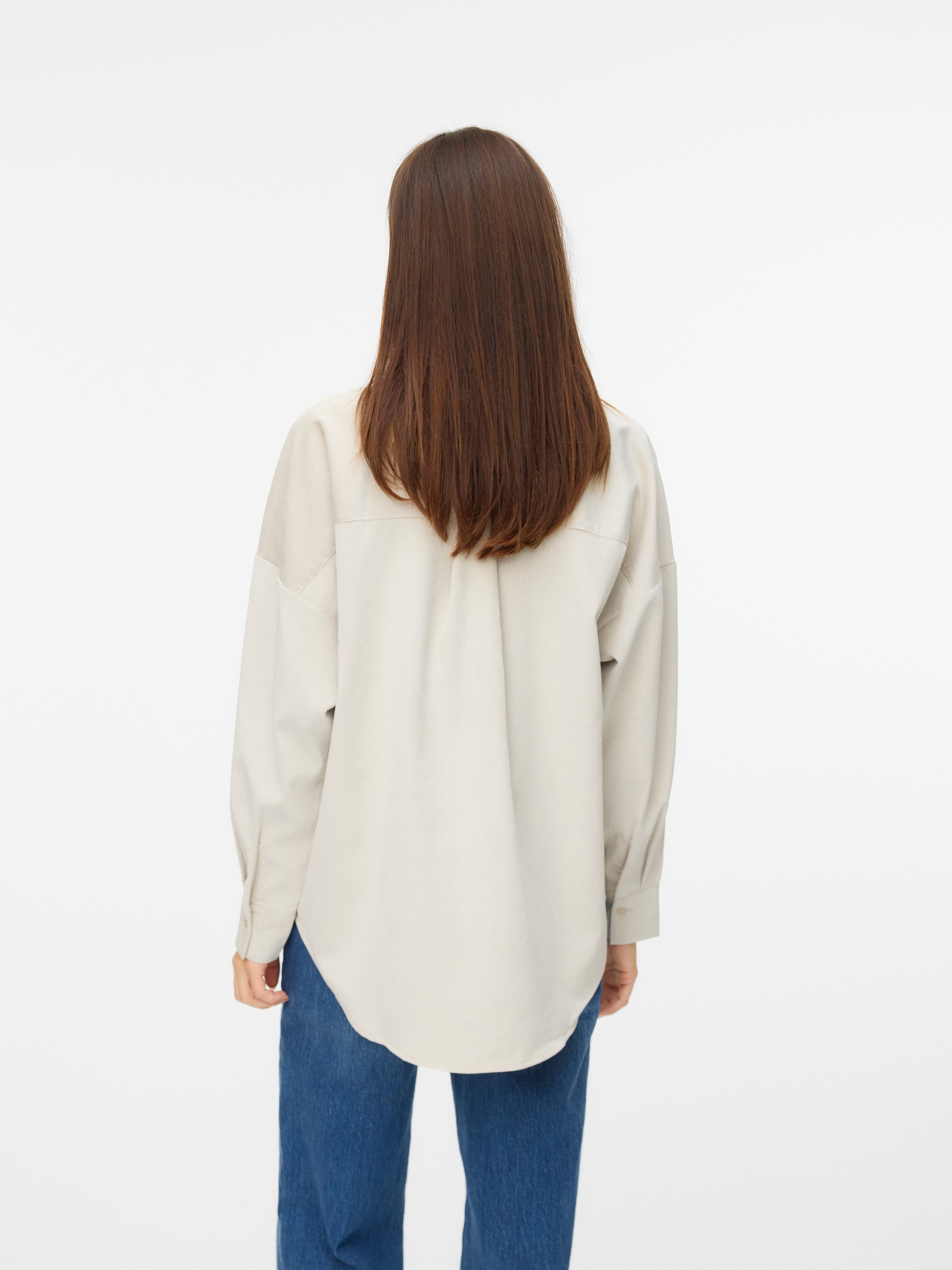 Vero Moda Hemdbluse "VMSANNE COURDEROY LS SHIRT WVN GA NOOS" günstig online kaufen