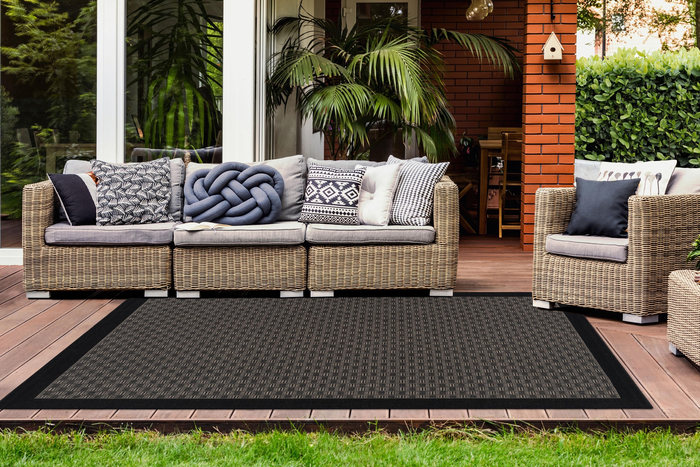 LALEE Teppich »Sunset 608«, rechteckig, 5 mm Höhe, In- und Outdoor geeignet, Wohnzimmer