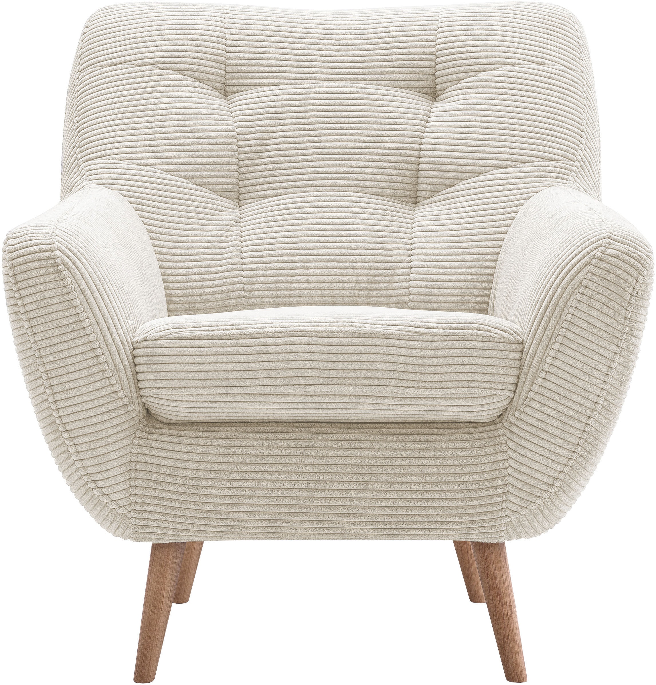 exxpo - sofa fashion Sessel "Scandi, Loungesessel mit tollem Sitzkomfort, h günstig online kaufen