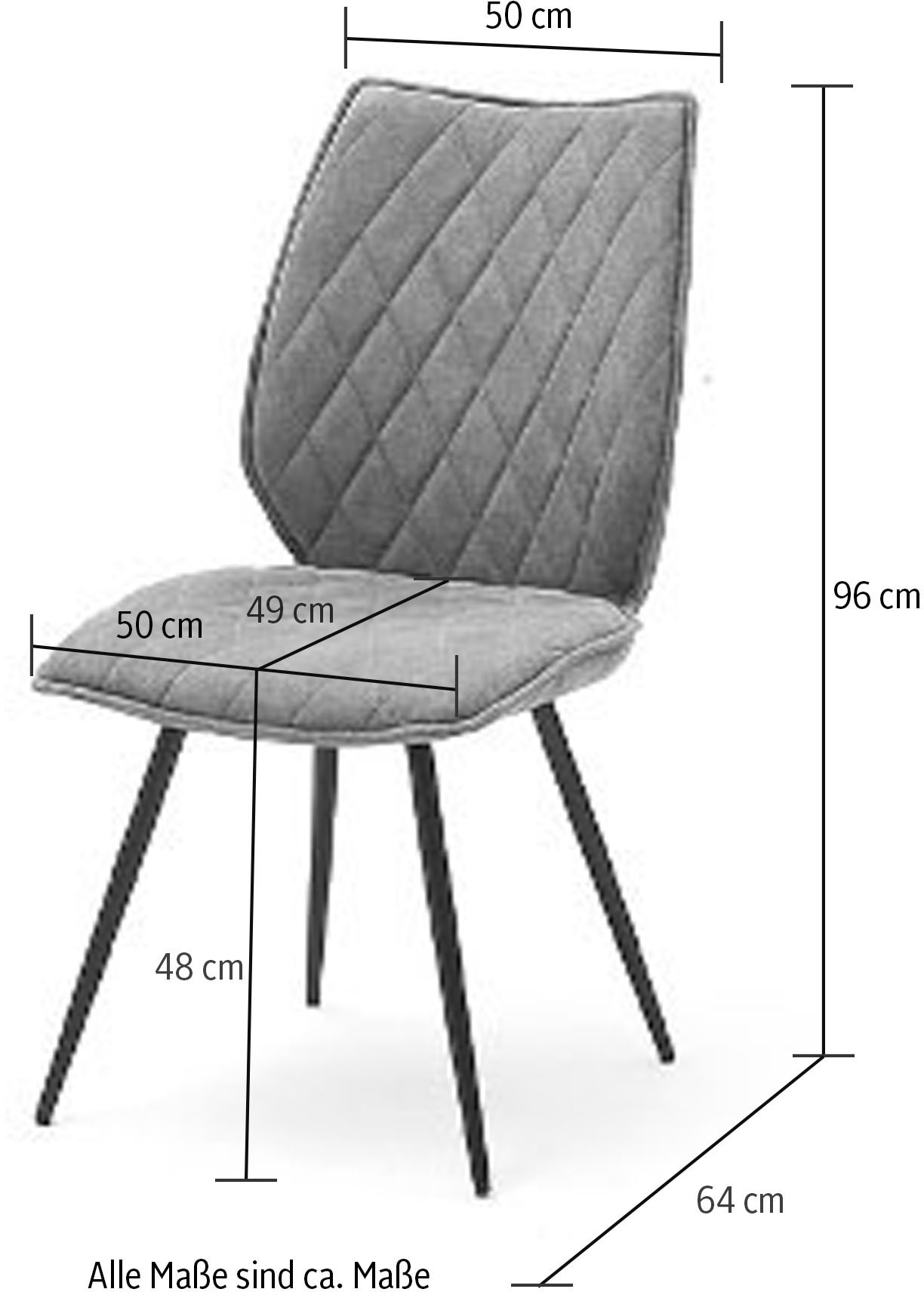 MCA furniture »NAVARRA« Esszimmerstuhl BAUR 