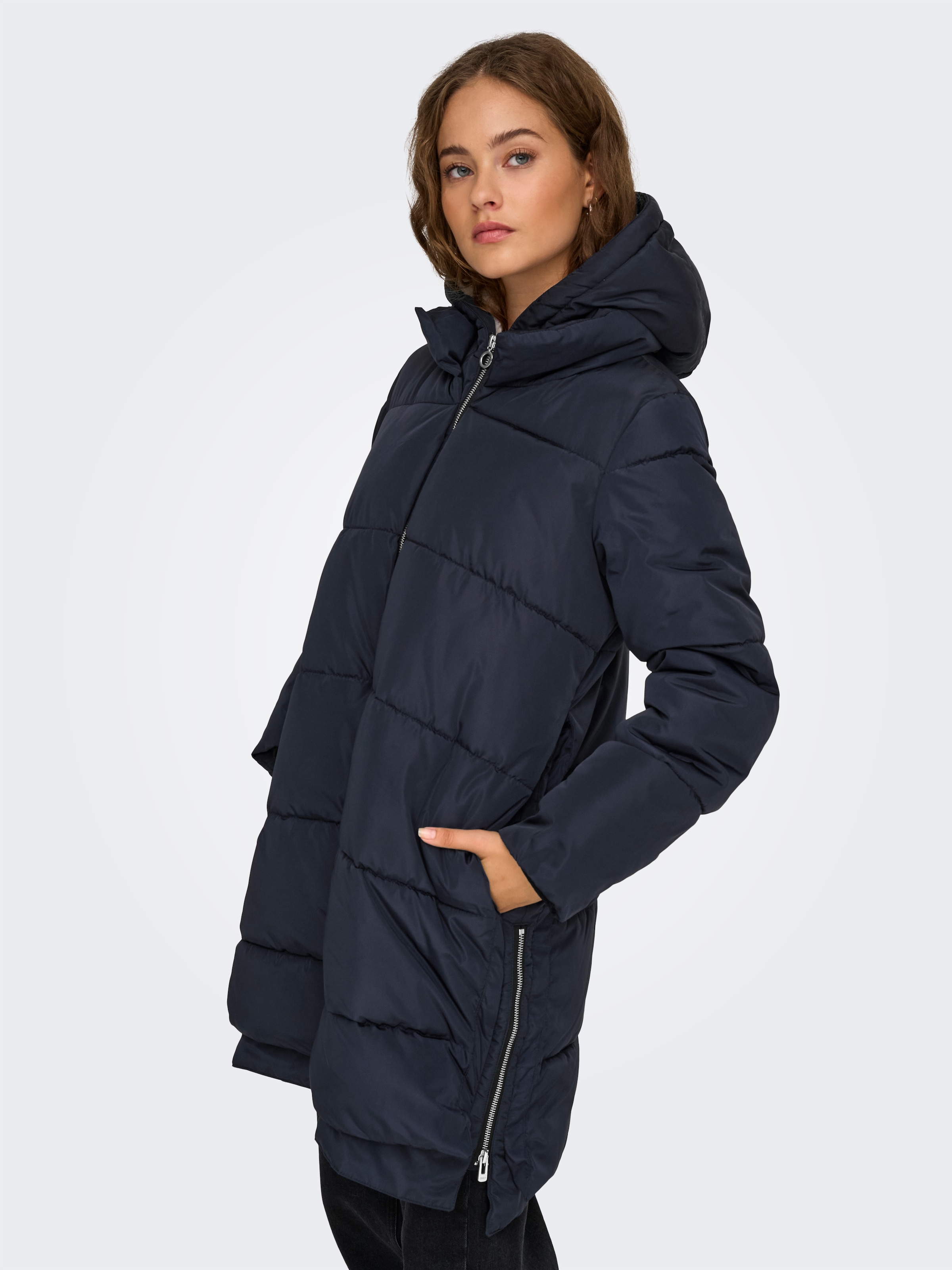 ONLY Steppmantel »ONLKELLY NORA LONG PUFFER COAT OTW«