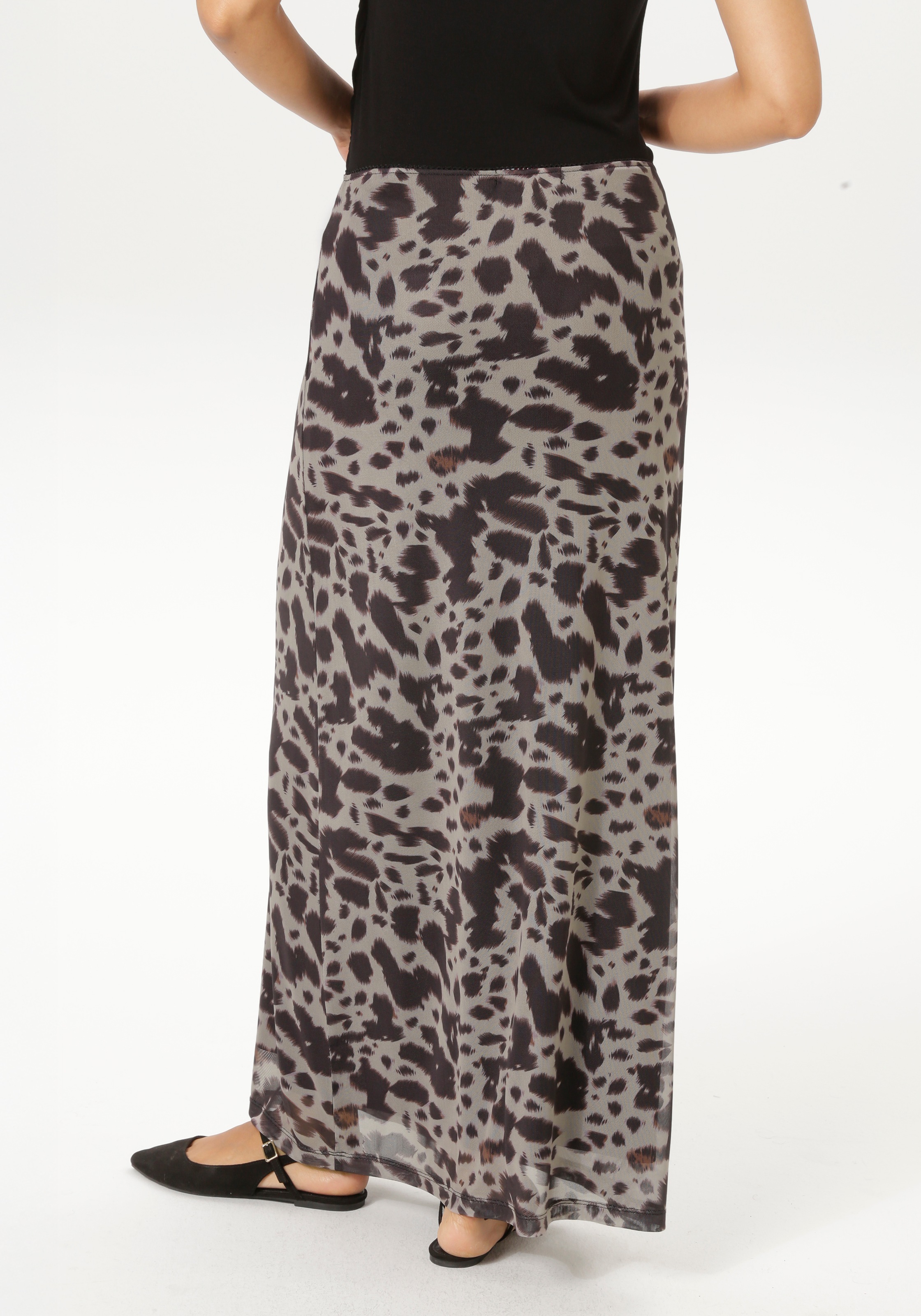 Aniston CASUAL Maxirock im extravaganten Flecken-Dessin - NEUE KOLLEKTION günstig online kaufen