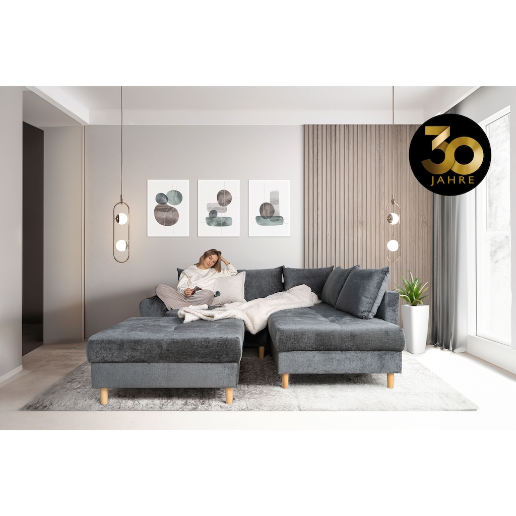 COLLECTION AB Ecksofa »30 Jahre Jubiläums-Modell Reims L-Form«