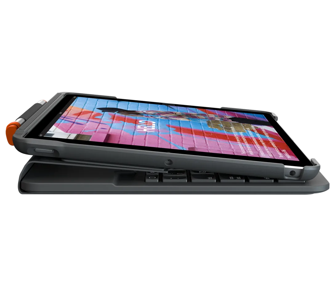 Logitech iPad-Tastatur »Slim Folio for iPad (7th and 8th generation) - UK - INTNL«
