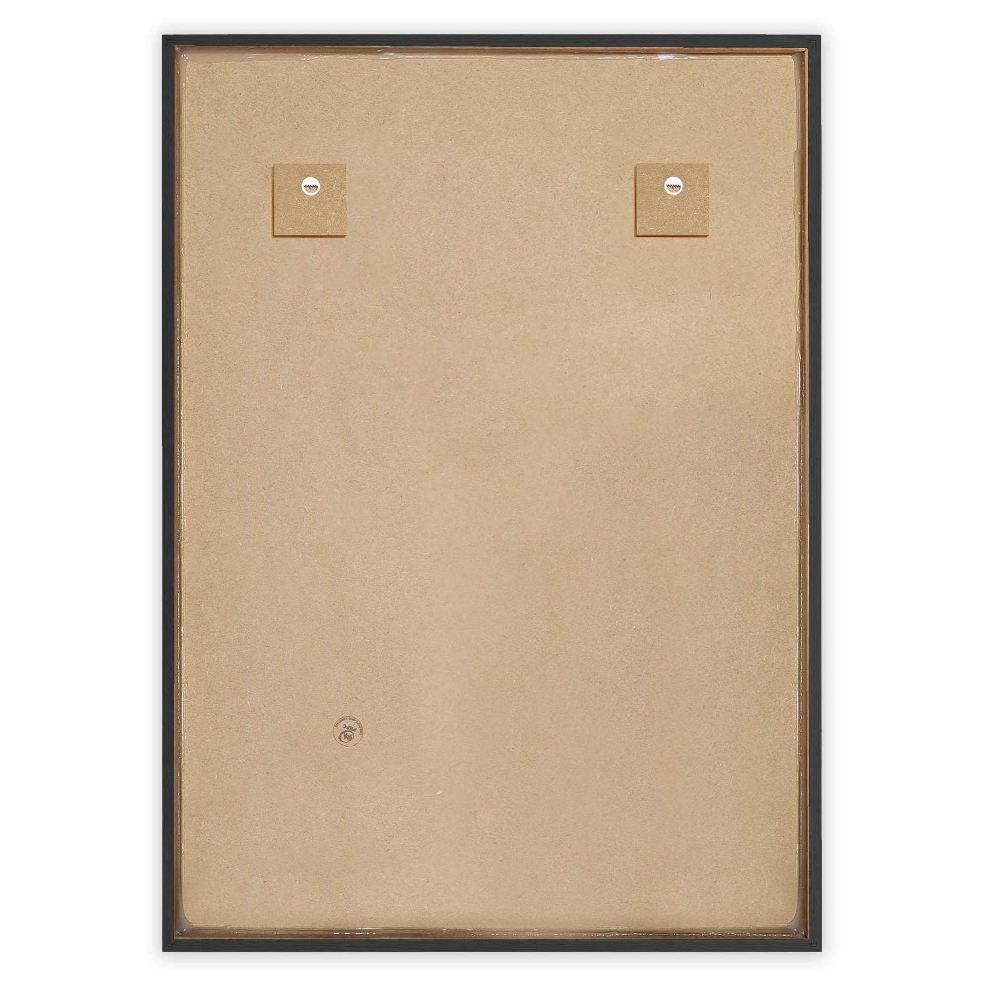 Reinders! Wandbild »Organic Blocks schwarz«, Wohnzimmer - Schwarz-Weiß - MDF - Abstrakt - 50x70 cm