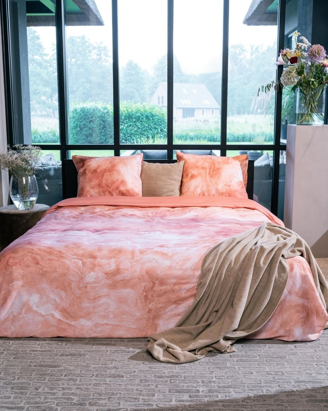 kayori Bettwäsche "Sophea" 2 Stk. 100% reiner Bio-Baumwoll-Satin günstig online kaufen