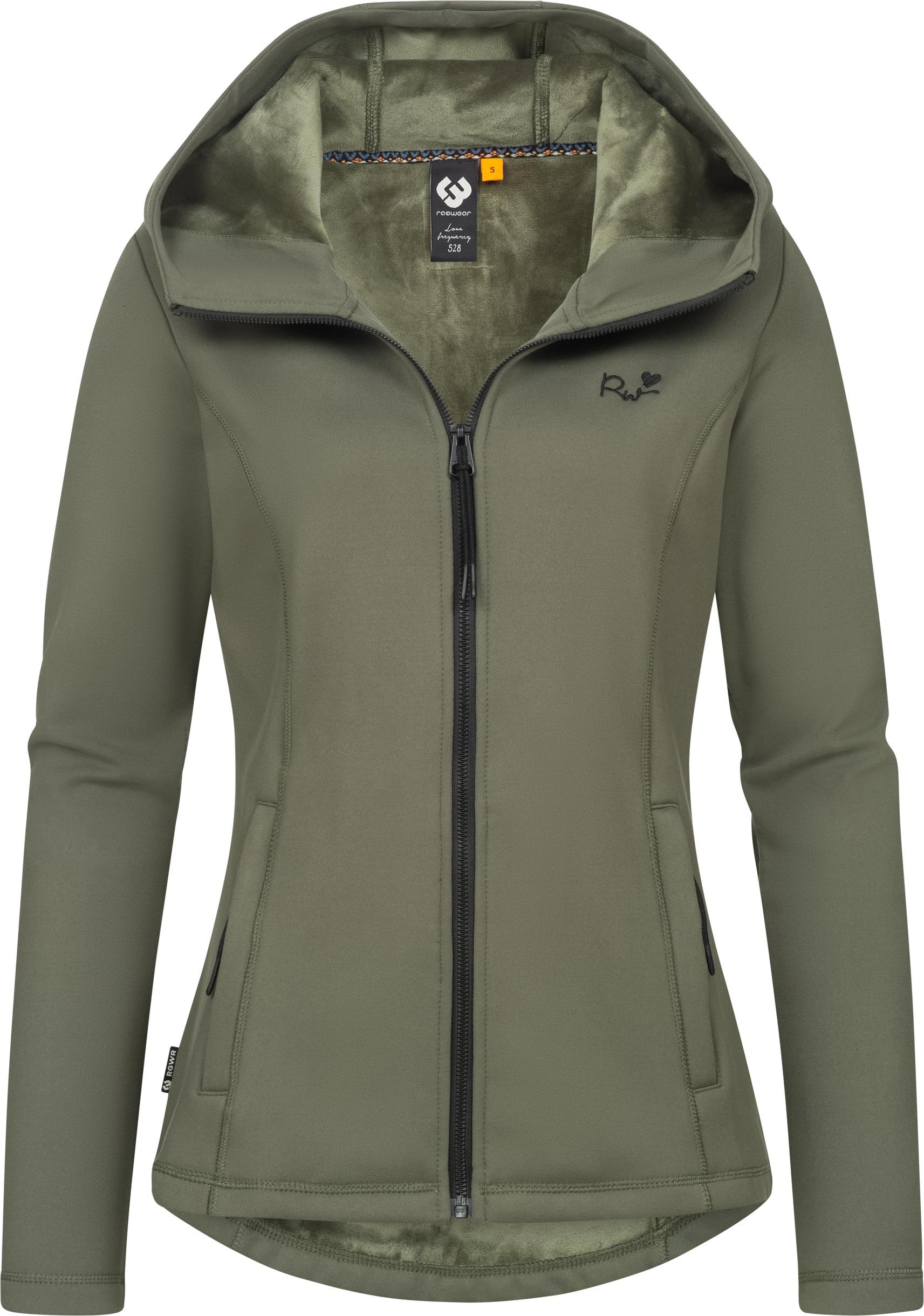 Ragwear Kapuzensweatjacke "Lyshka", Sportliche weiche und elastische Kapuze günstig online kaufen