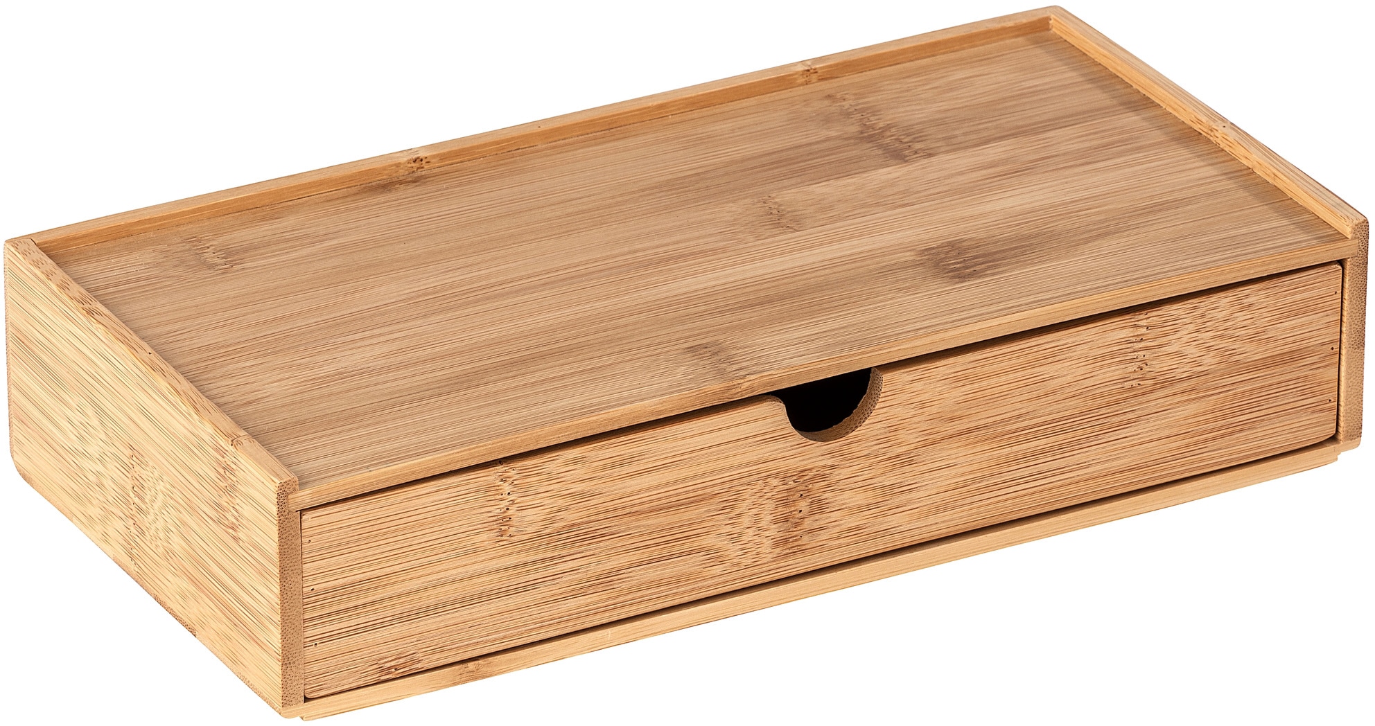 WENKO Organizer "Terra", Aufbewahrungsbox, mit Schublade, ideal für Bad, Gäste-WC, Küche, Flur