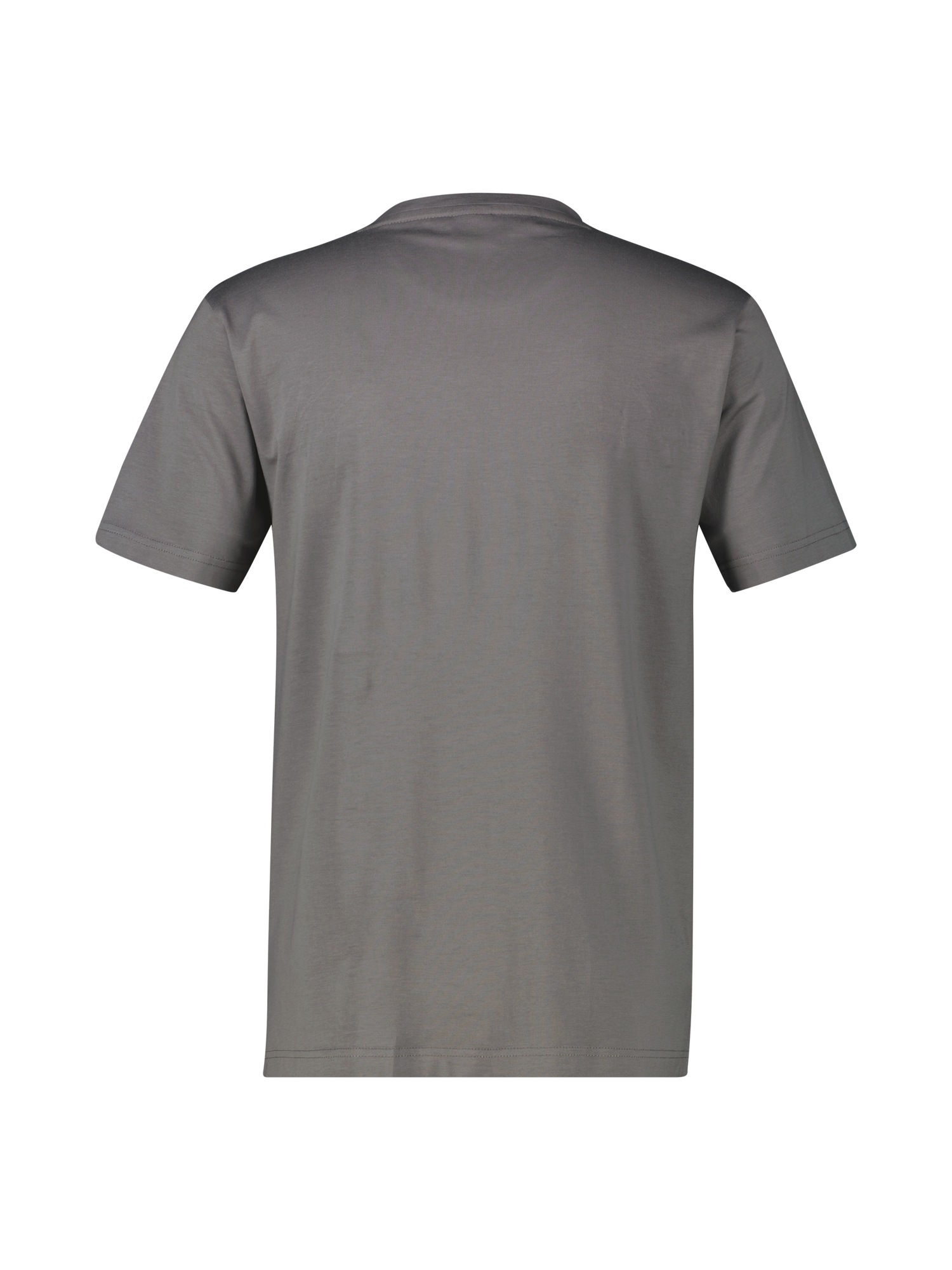 LERROS T-Shirt »Basic T-Shirt mit LERROS Logo-Print« Two-Tone-Optik / Einfarbig / Elastisch / Atmungsaktiv / Bequem