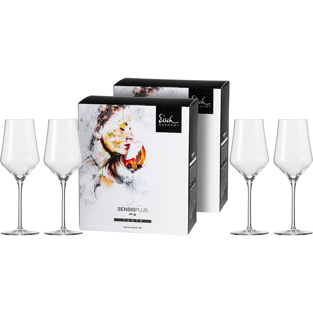 Eisch Weißweinglas »Sky SensisPlus«, (Set, 4 tlg.)