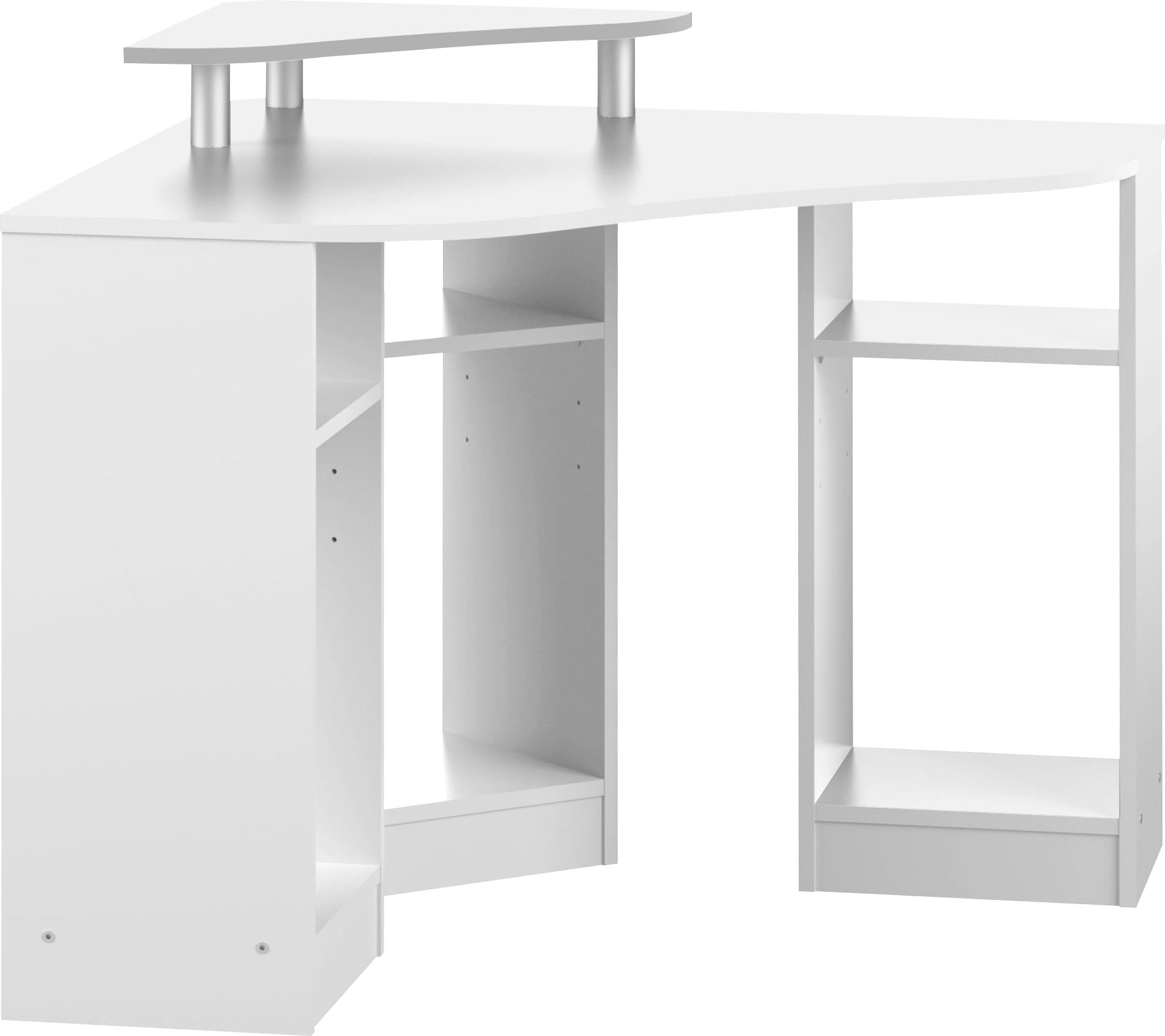 TemaHome Schreibtisch "Corner", Melamingestell, Tischplatte in untersch. Farbvarianten, Breite 94 cm