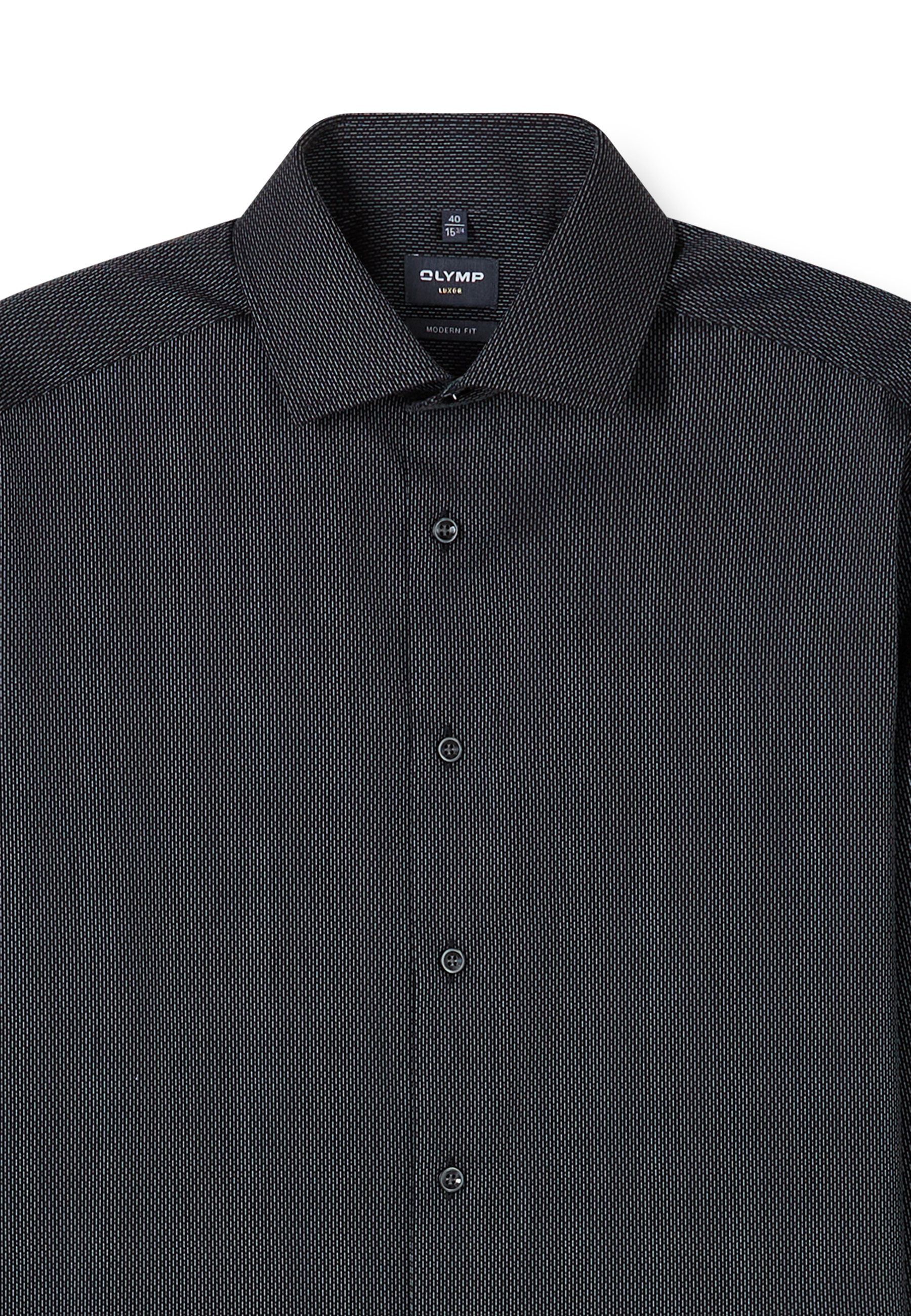 OLYMP Luxor Modern Fit Shirt Silver Gray 45 10