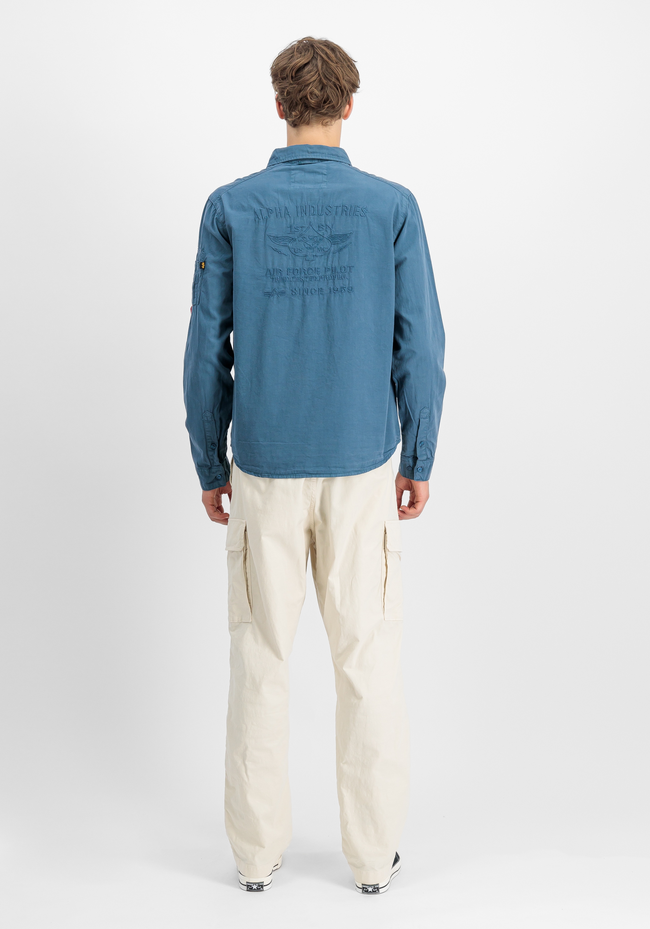 Alpha Industries Oversize-Shirt »Alpha Industries Men - Shirts Air Force EMB Shirt«