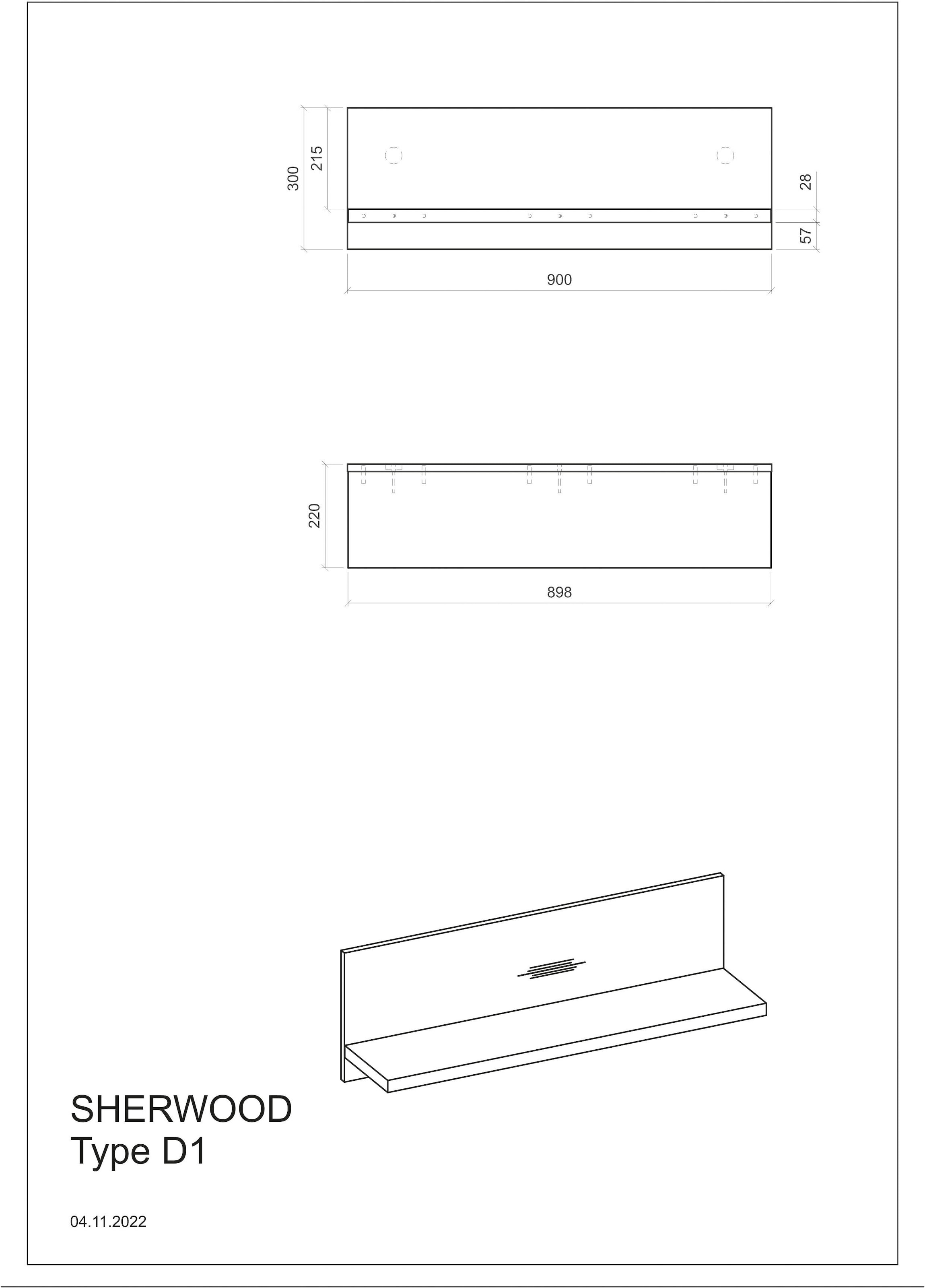 Home affaire Küchenzeile »Sherwood«, Breite 264 cm, mit Herdumbauschrank, ohne E-Geräte