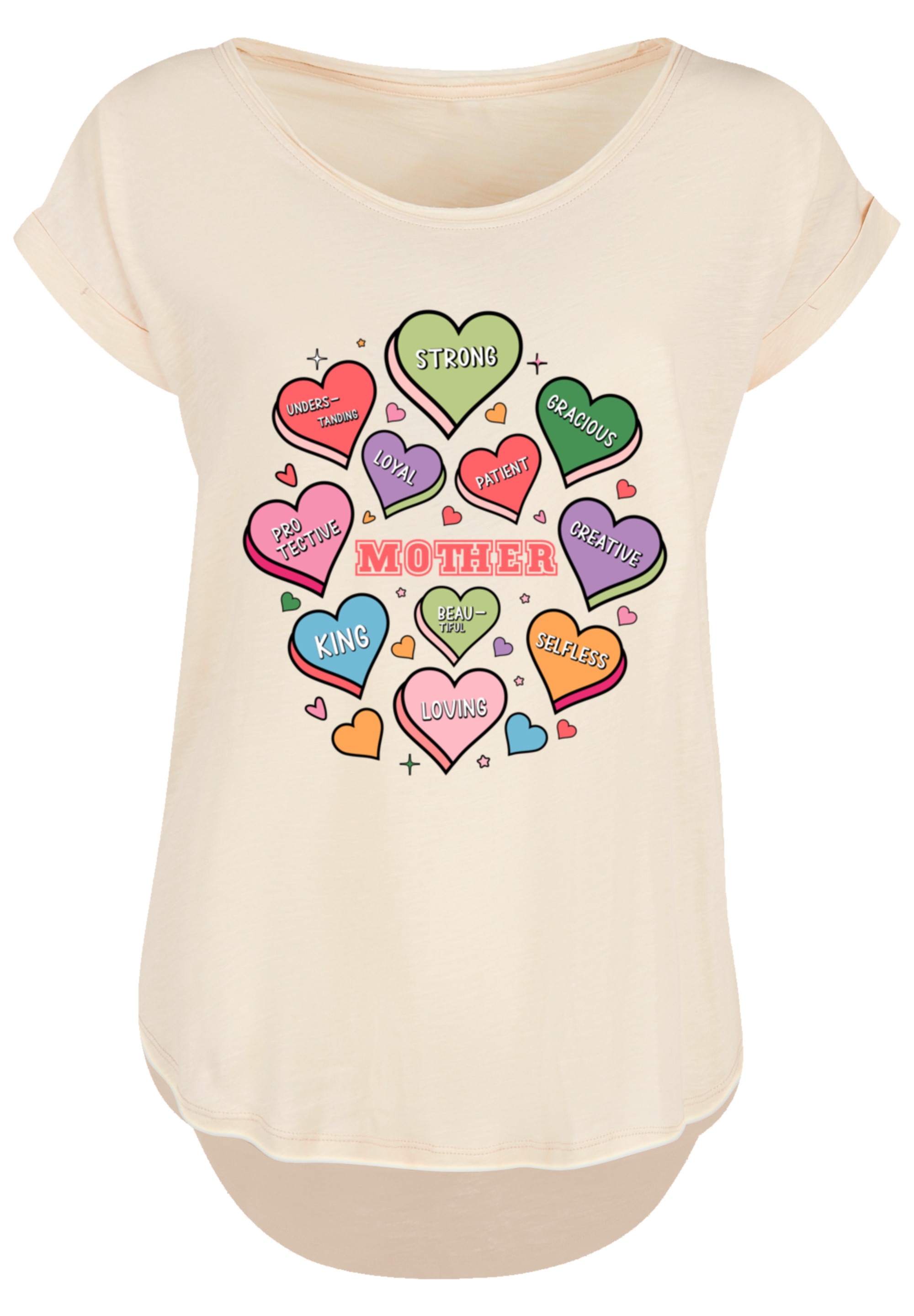 F4NT4STIC T-Shirt »Muttertag Mama Herzen«, Premium Qualität