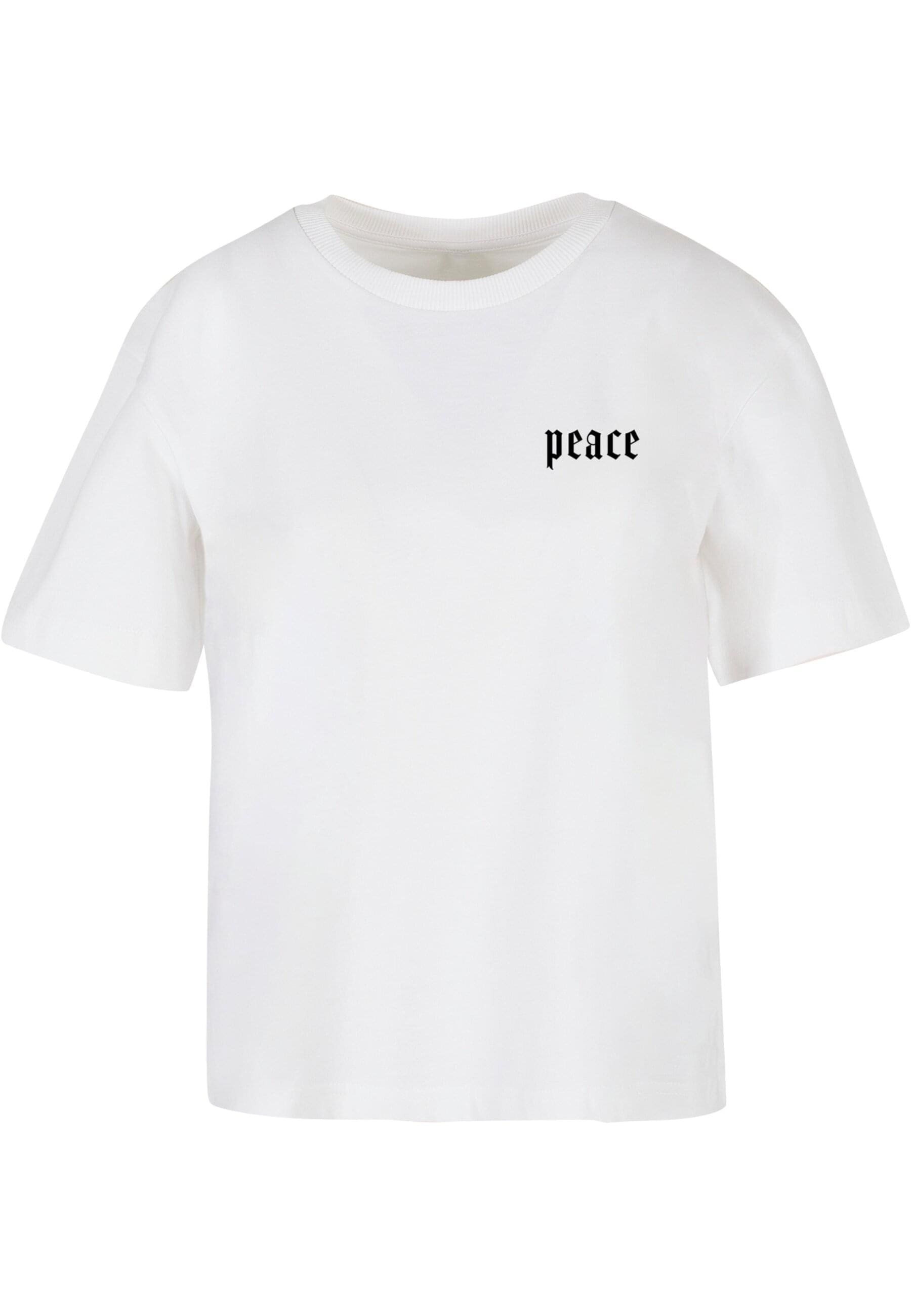 Miss Tee T-Shirt "Miss Tee Damen Girls Peace Hand Tee", 1 Stk. günstig online kaufen