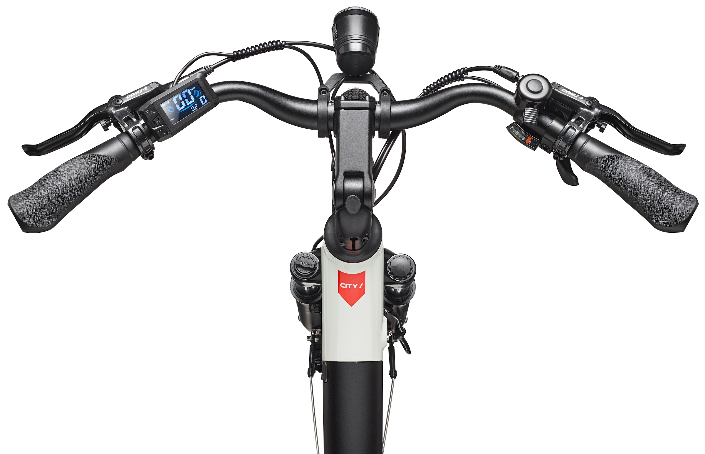 Telefunken »Multitalent RC670« 7 Gang Shimano TY300D Schaltwerk Kettenschaltung Frontmotor 250 W Pedelec, Elektrofahrrad, Damen u. Herren, Scheibenbremsen, 28 Zoll