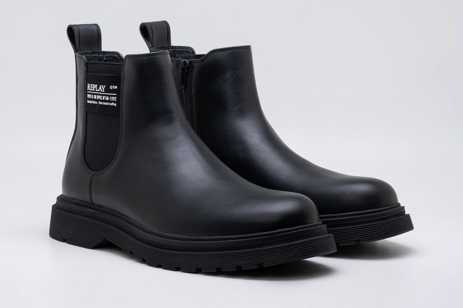 Chelseaboots »PIERCE CHELSEA«, Schlupfboots, Workerboots mit Reißverschluss