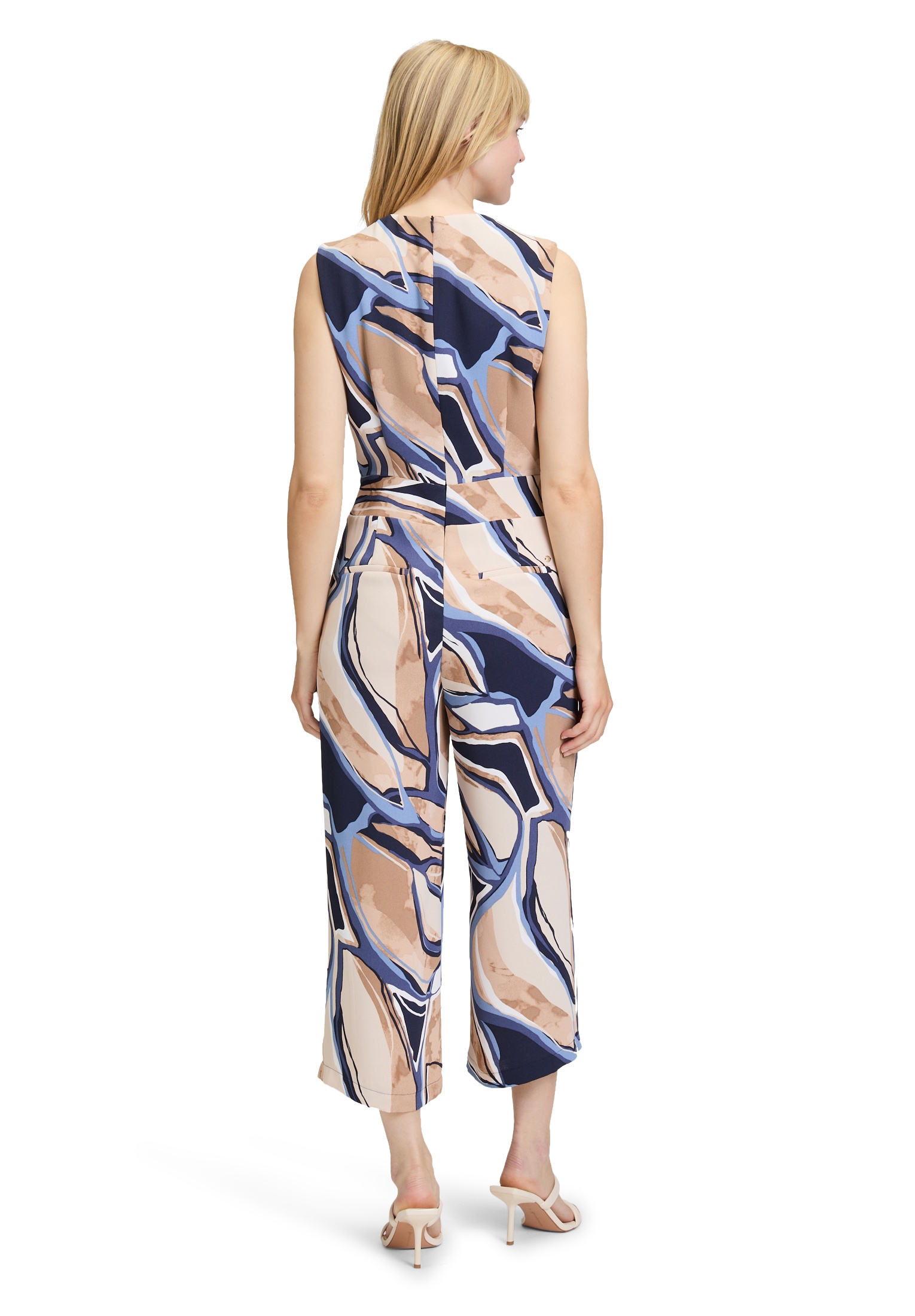 Betty&Co Overall »Betty & Co Jumpsuit ohne Arm«, (1 tlg.)