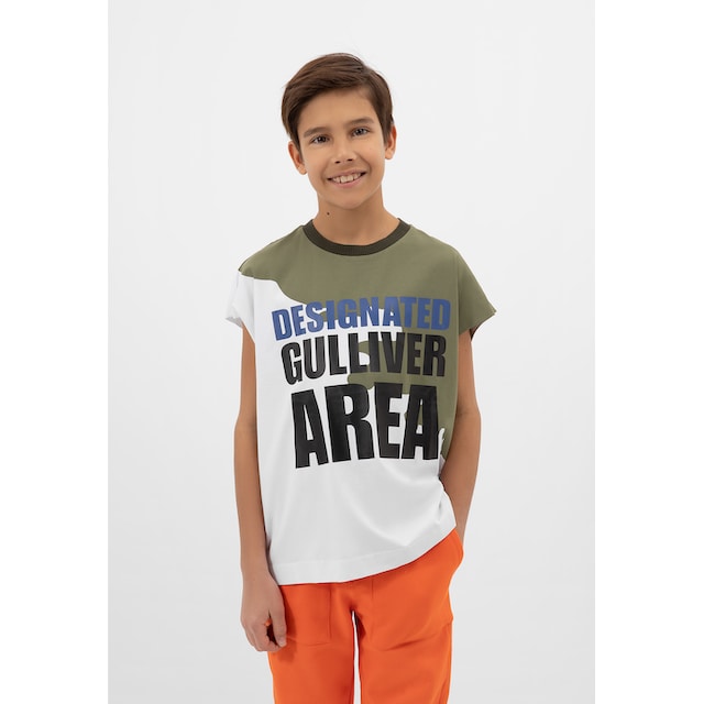 Gulliver T-Shirt, mit farbigen Schriftprints ▷ für | BAUR