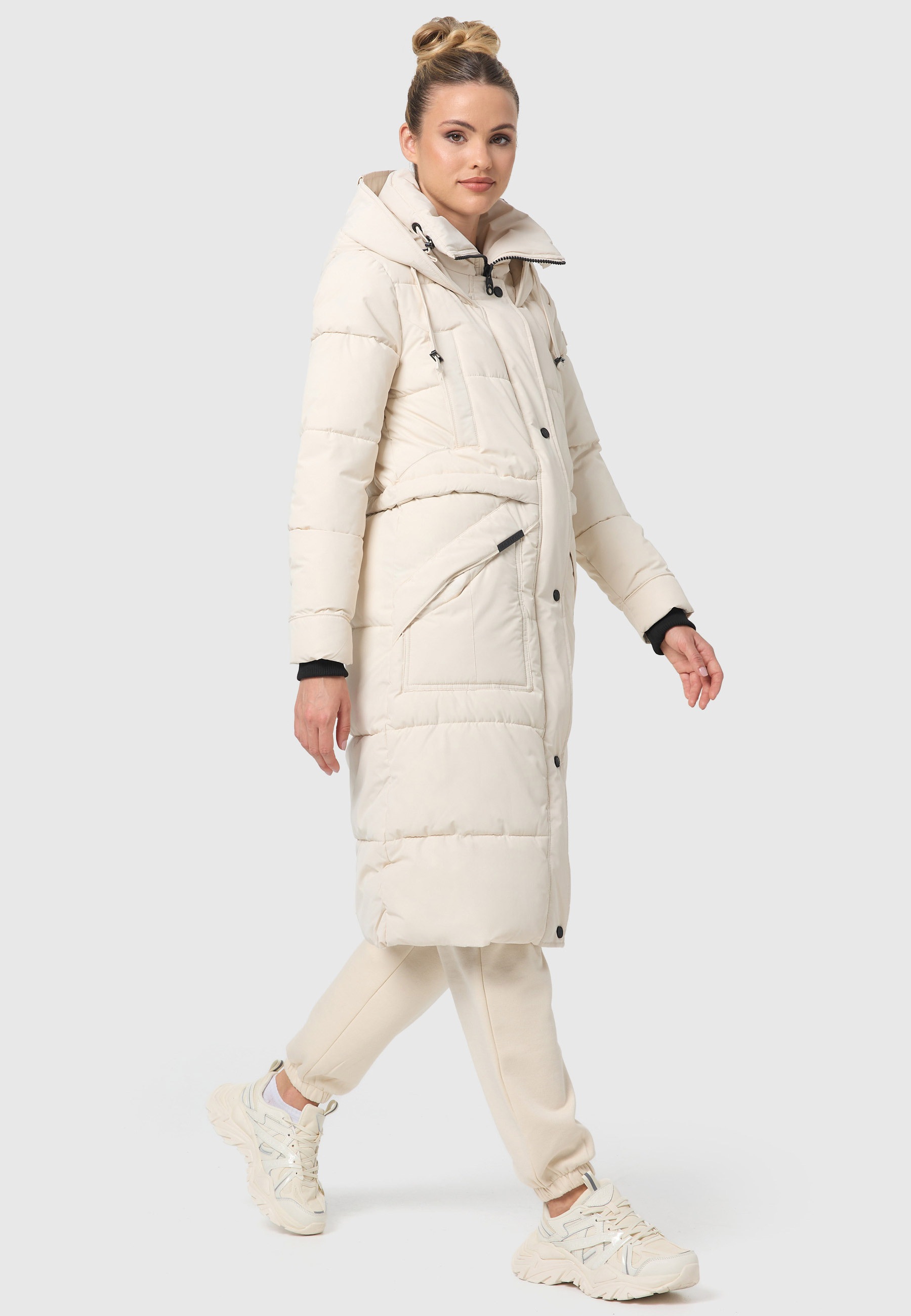 Thumbnail - Marikoo Winterjacke "Ayumii", mit hohem Stehkragen